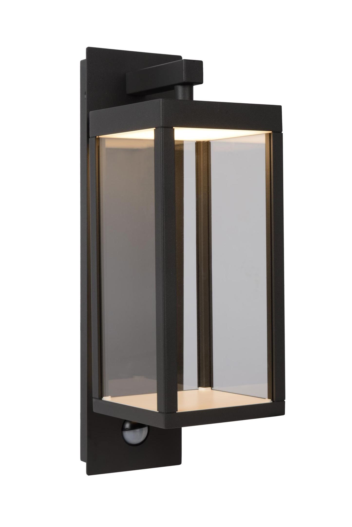 Clairette Outdoor Lights - Matt Black/Clear Glass