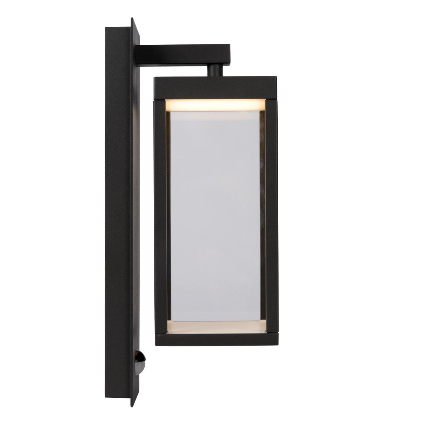 Clairette Outdoor Lights - Matt Black/Clear Glass
