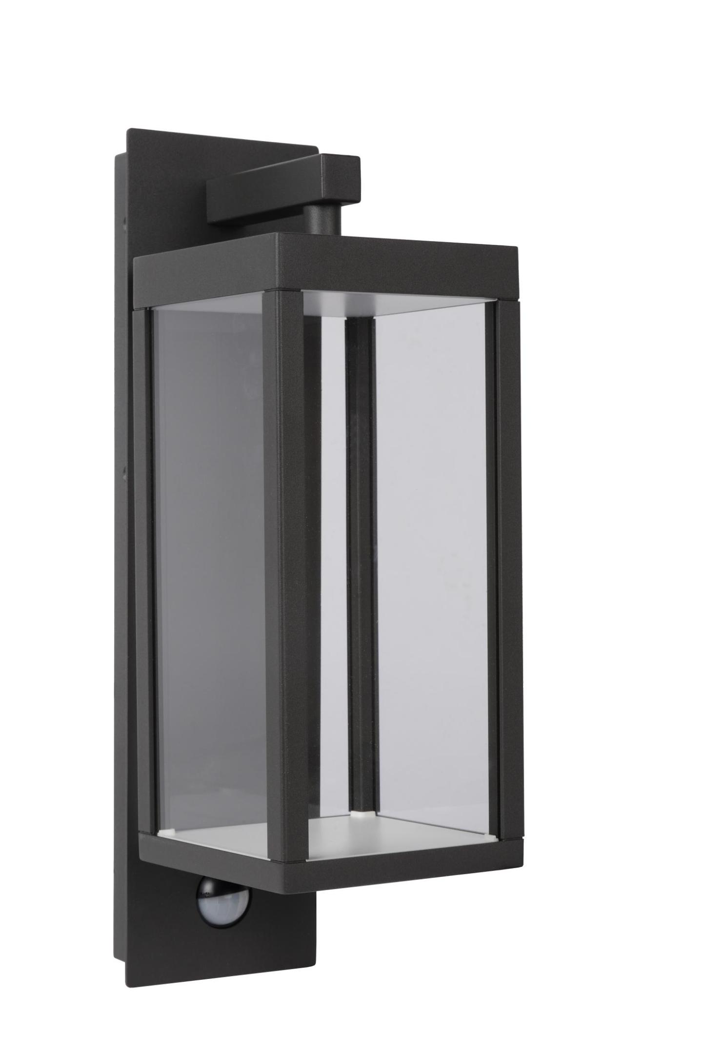 Clairette Outdoor Lights - Matt Black/Clear Glass