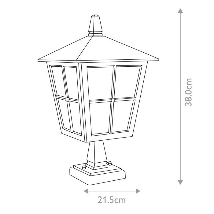 Canterbury Pedestal Light