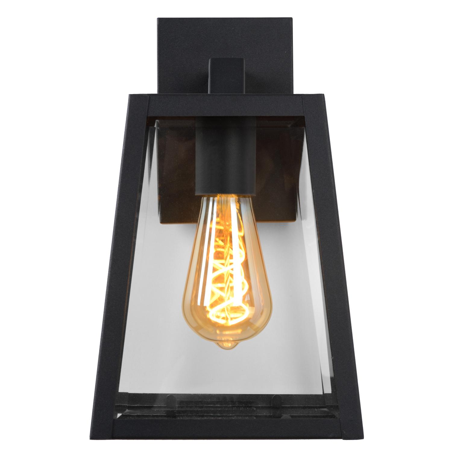 Matslot Outdoor Lights - Matt Black/Clear Glass