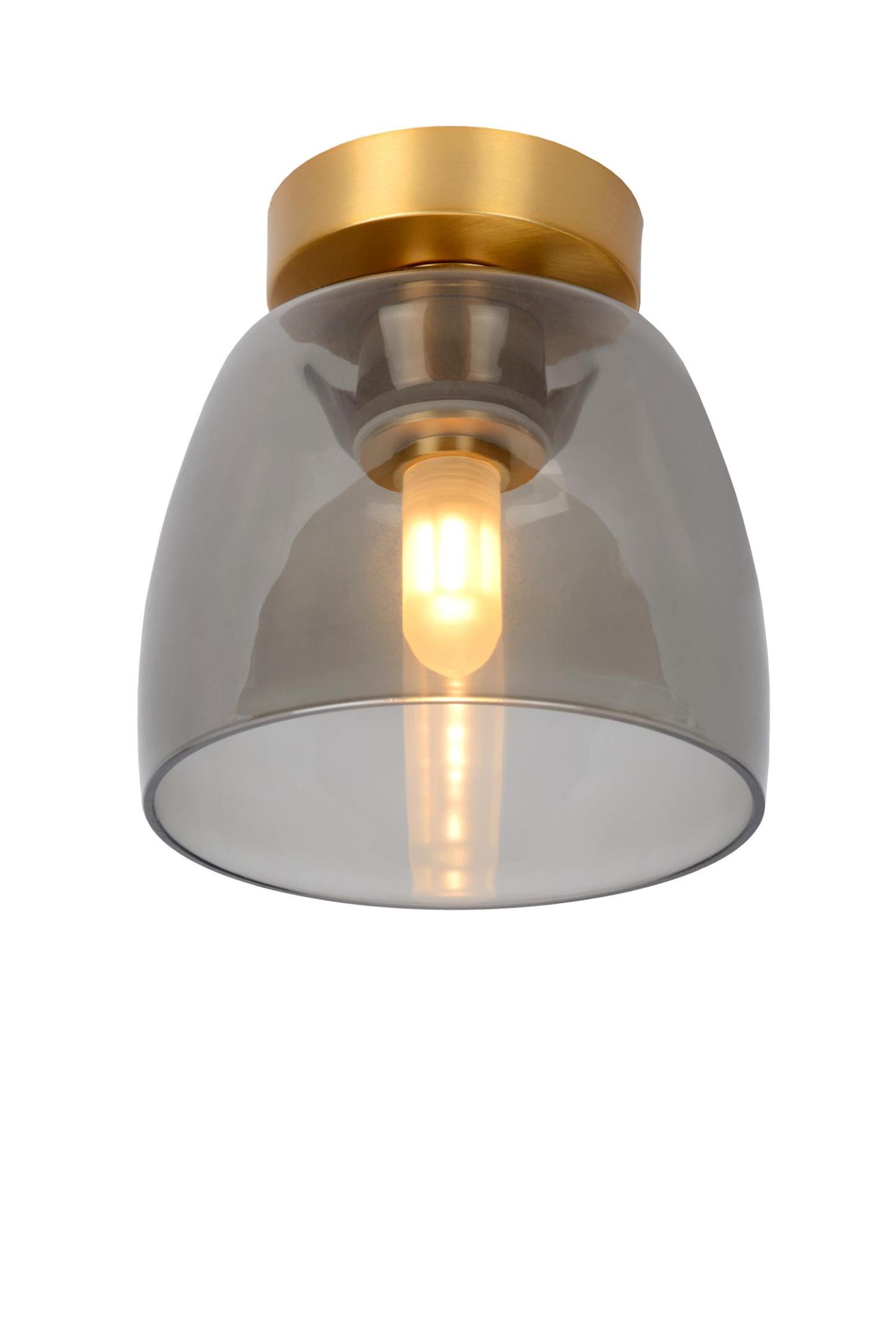 Tyler Ceiling Lights - Brushed Gold/Smoked Grey