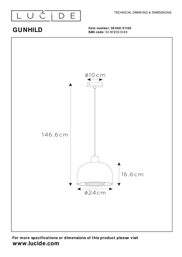 Gunhild Ceiling Lights - Matt Gold/Cream