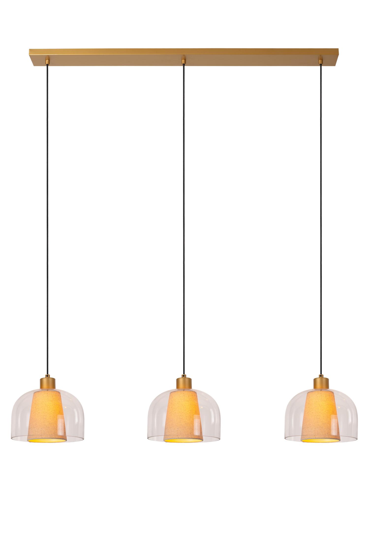 Gunhild Ceiling Lights - Matt Gold/Cream