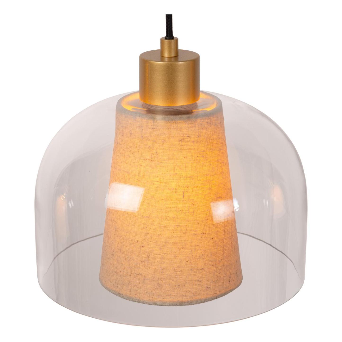 Gunhild Ceiling Lights - Matt Gold/Cream