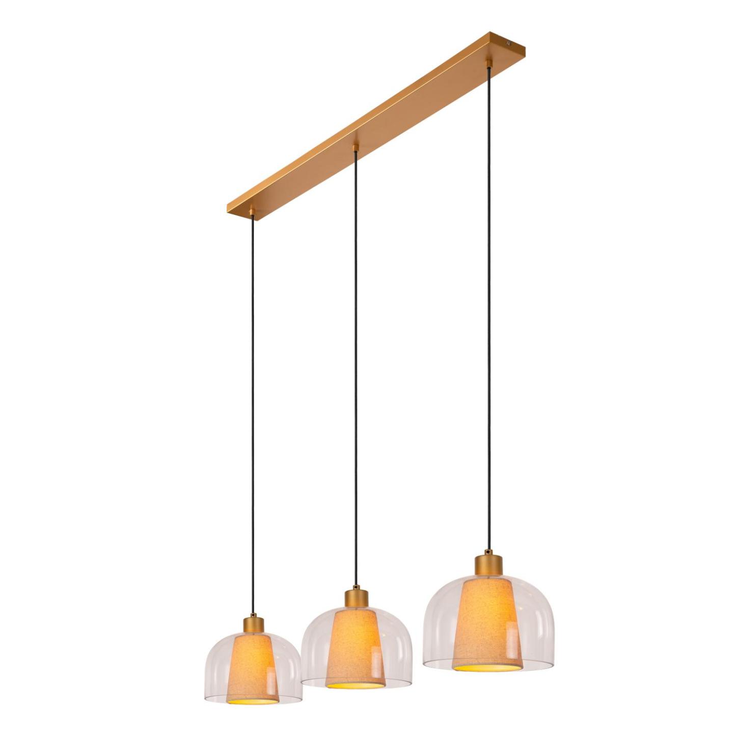 Gunhild Ceiling Lights - Matt Gold/Cream