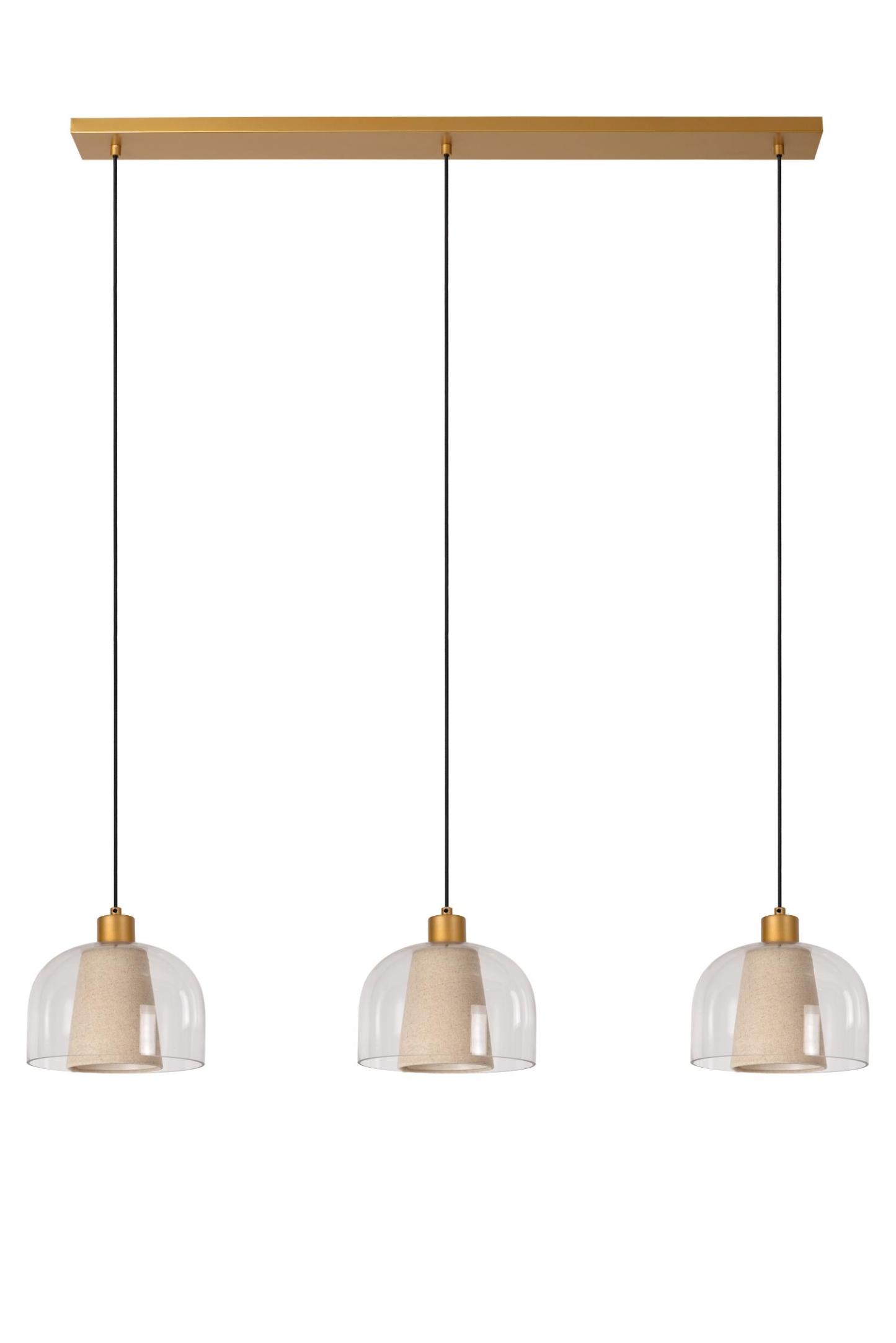 Gunhild Ceiling Lights - Matt Gold/Cream