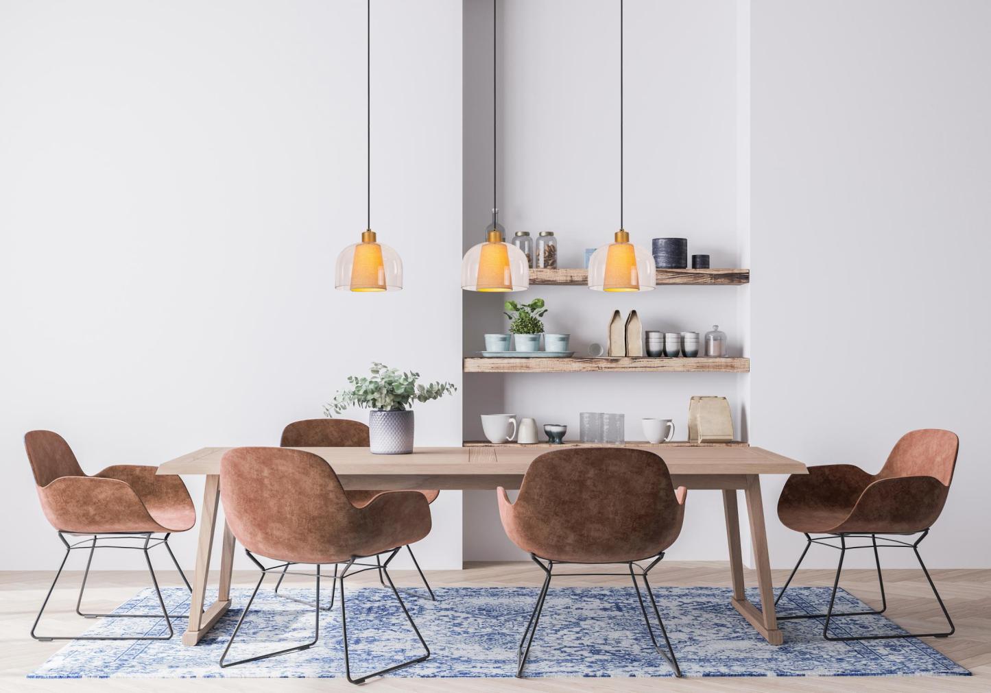 Gunhild Ceiling Lights - Matt Gold/Cream