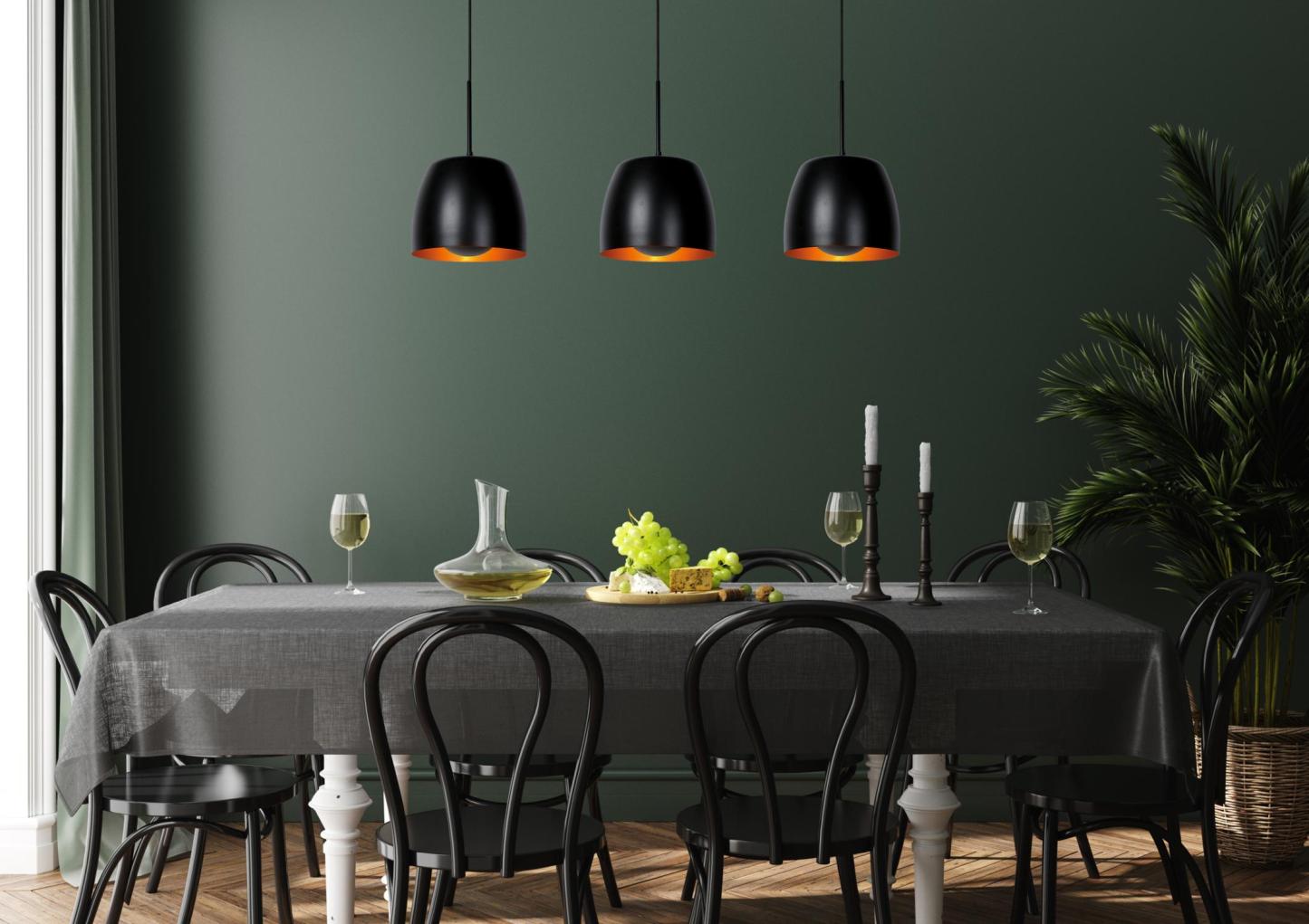 Nolan Ceiling Lights - Matt Black