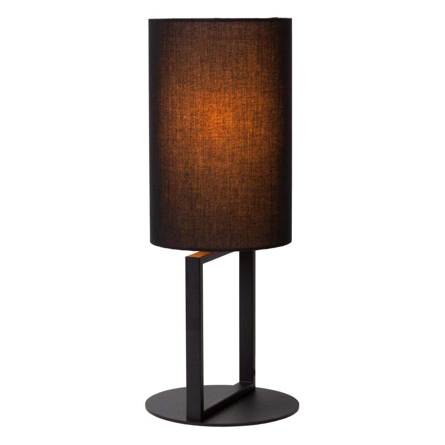 Herman Table Lamp - Matt Black/Smoked Black