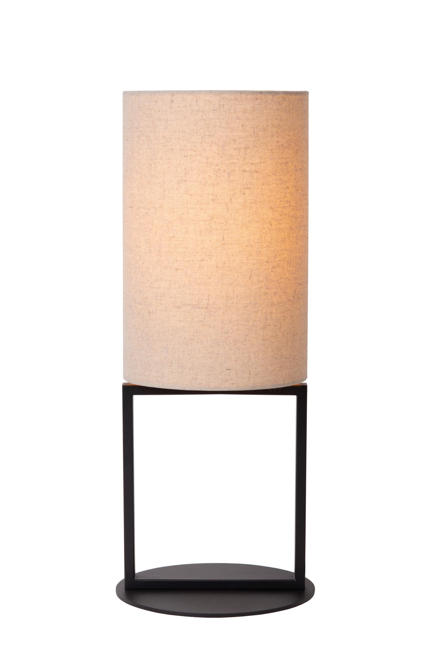 Herman Table Lamp - Matt Black/Smoked Black