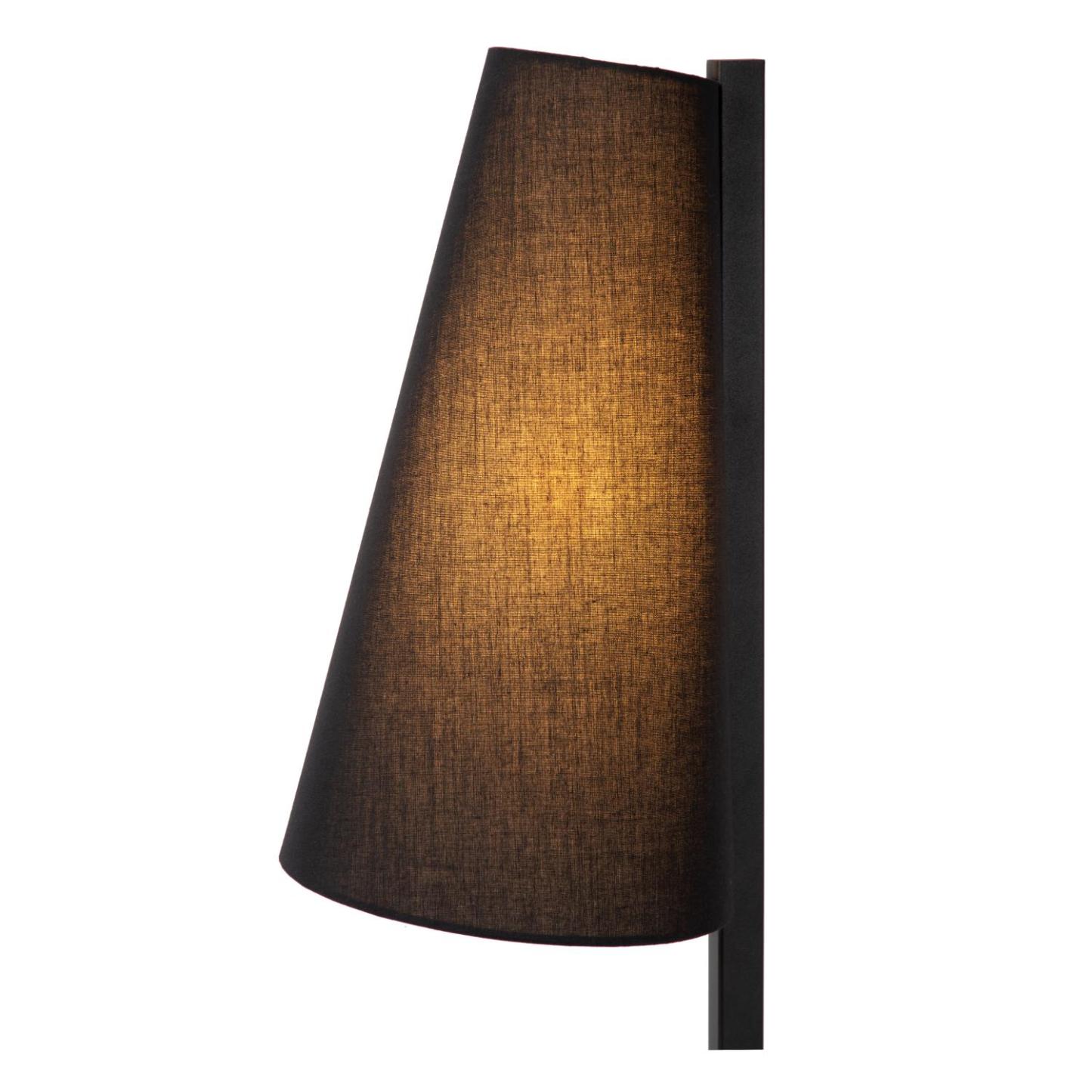 Gregory Table Lamp - Matt Black/Smoked Black