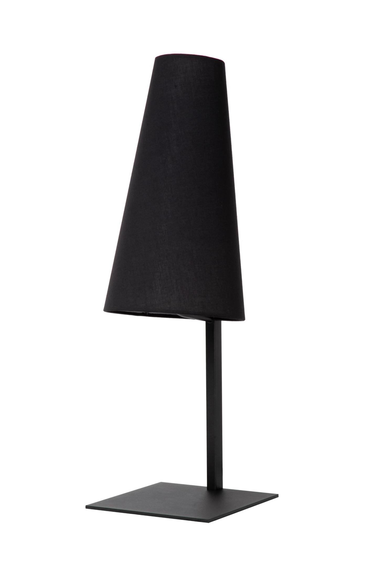 Gregory Table Lamp - Matt Black/Smoked Black