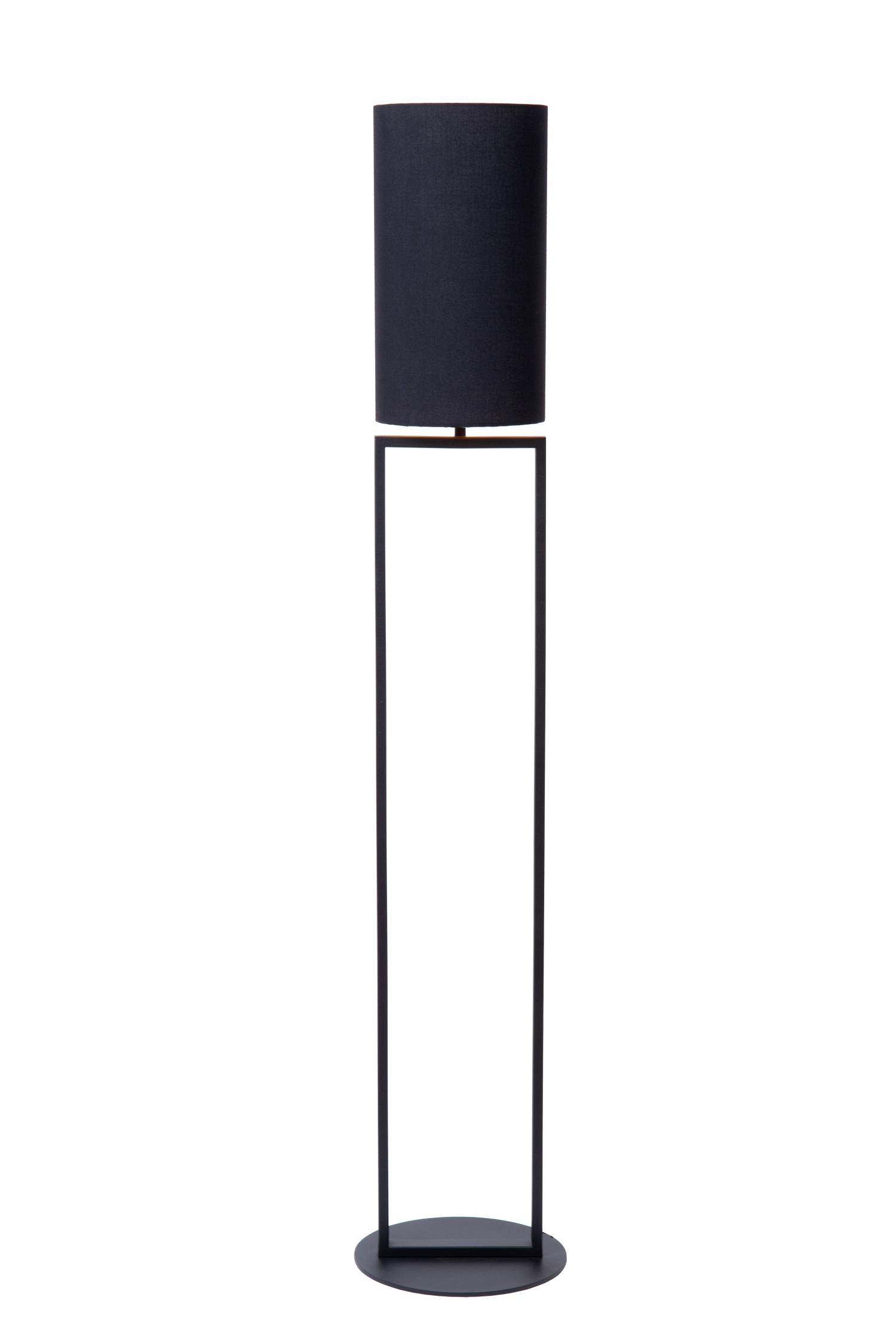 Herman Floor Lamp - Matt Black/Smoked Black