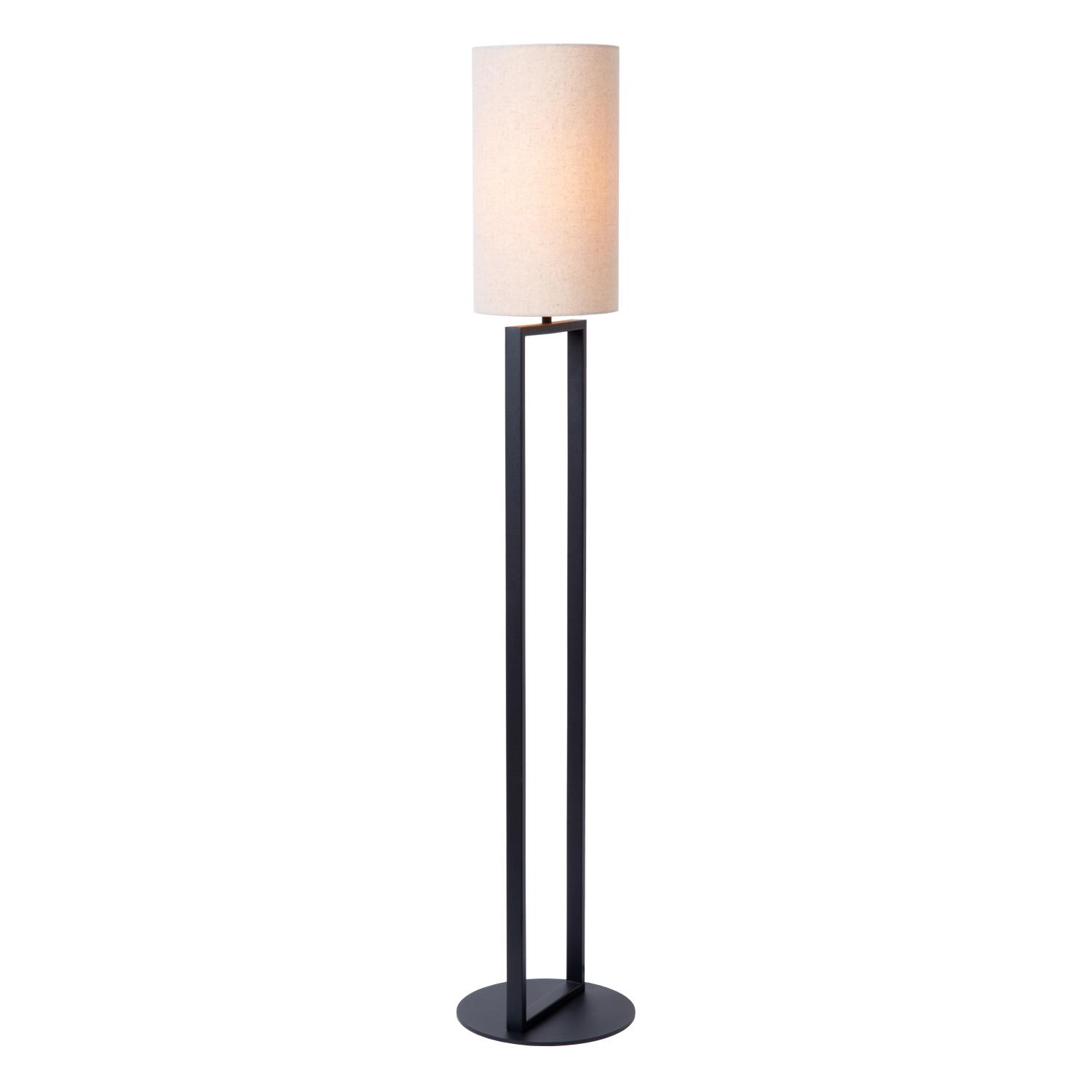 Herman Floor Lamp - Matt Black/Smoked Black