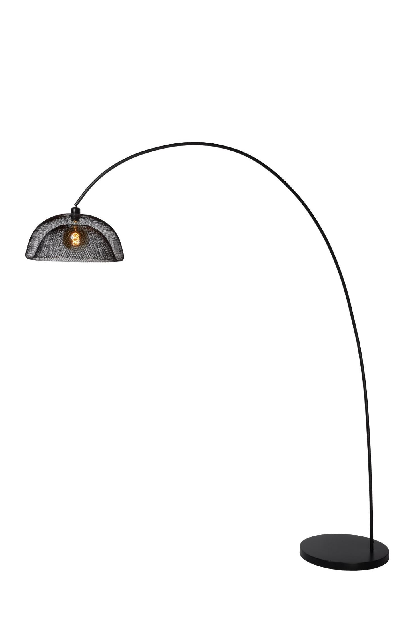 Mesh Floor Lamp - Matt Black