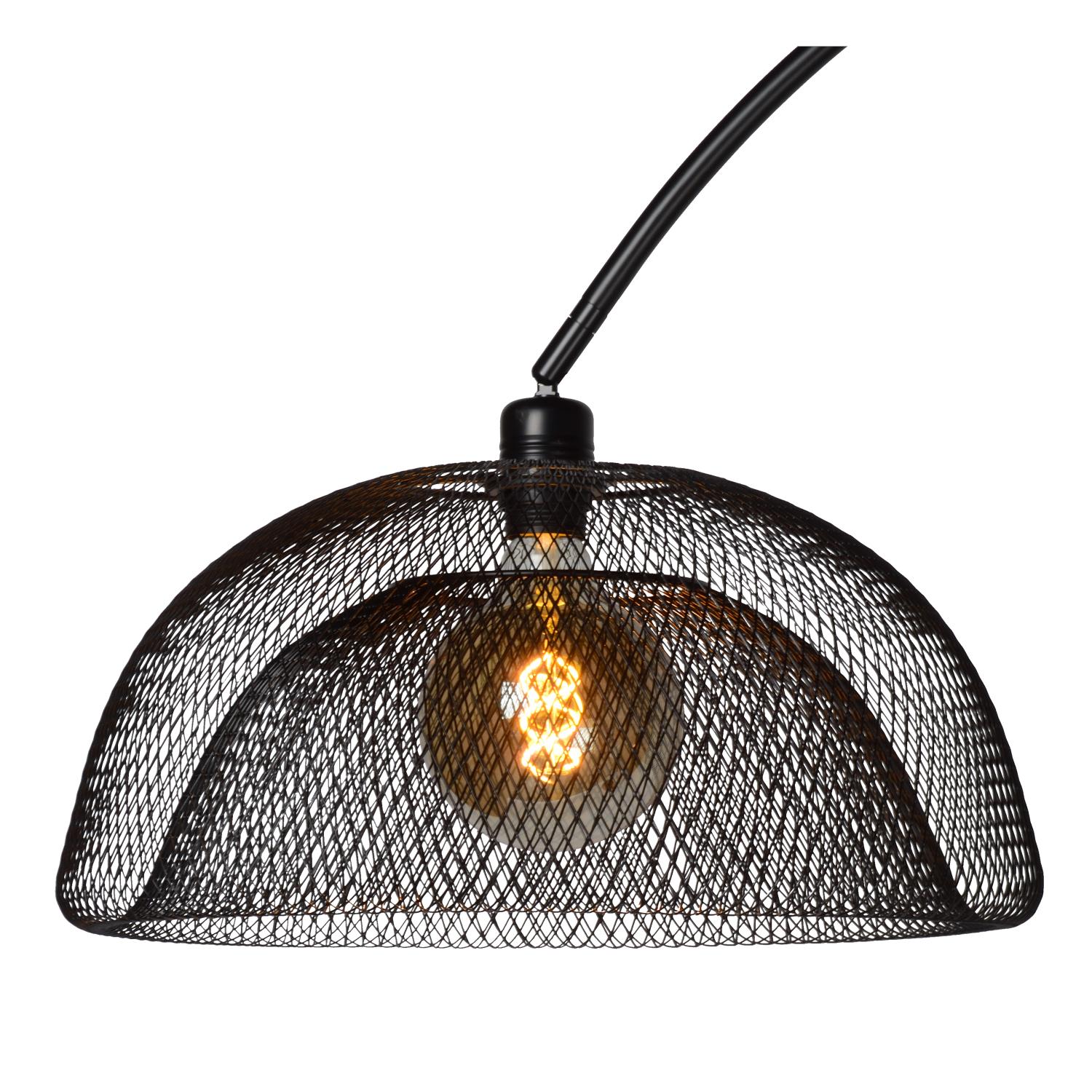 Mesh Floor Lamp - Matt Black