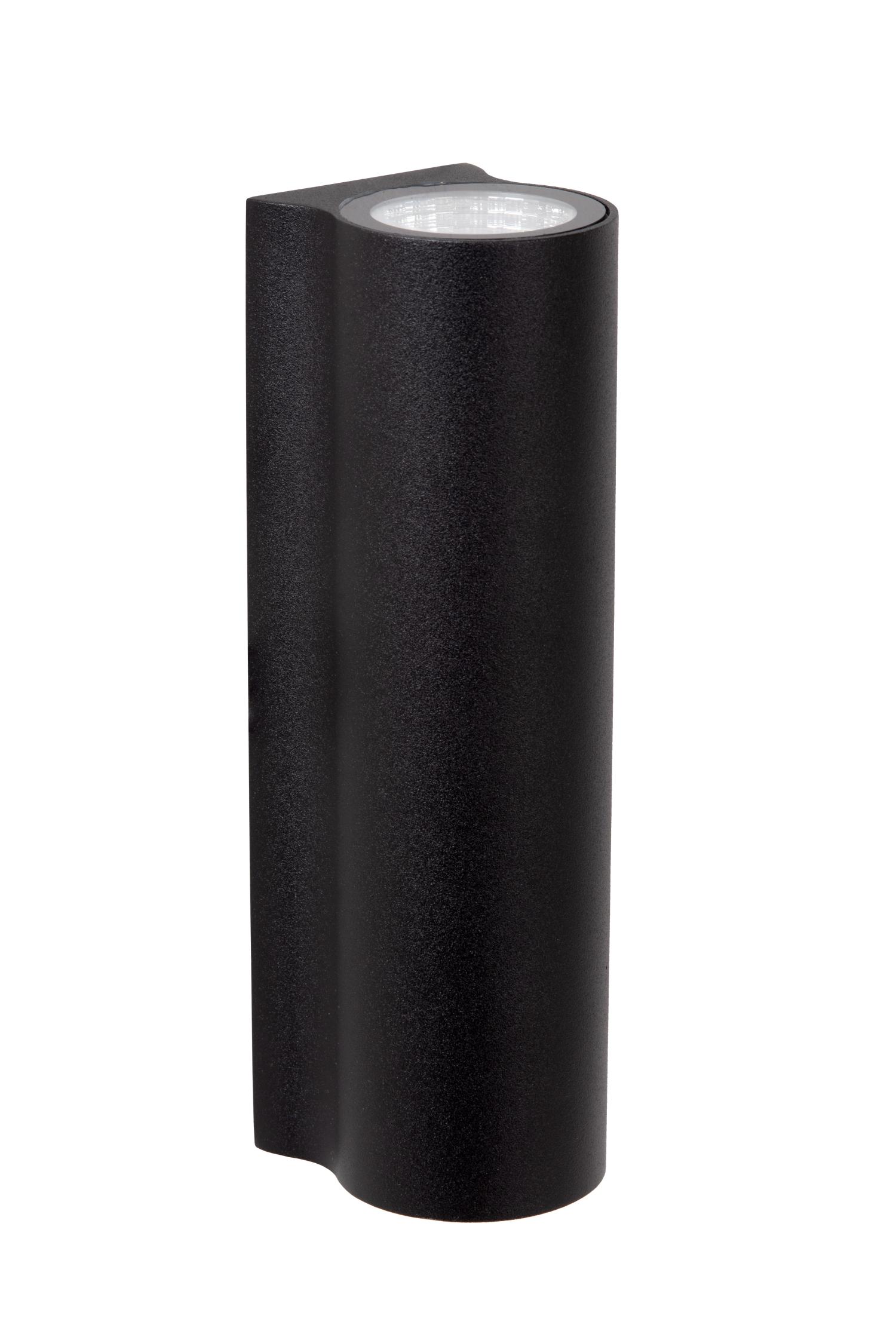 Akra Outdoor Lights - Matt Black/Clear Glass