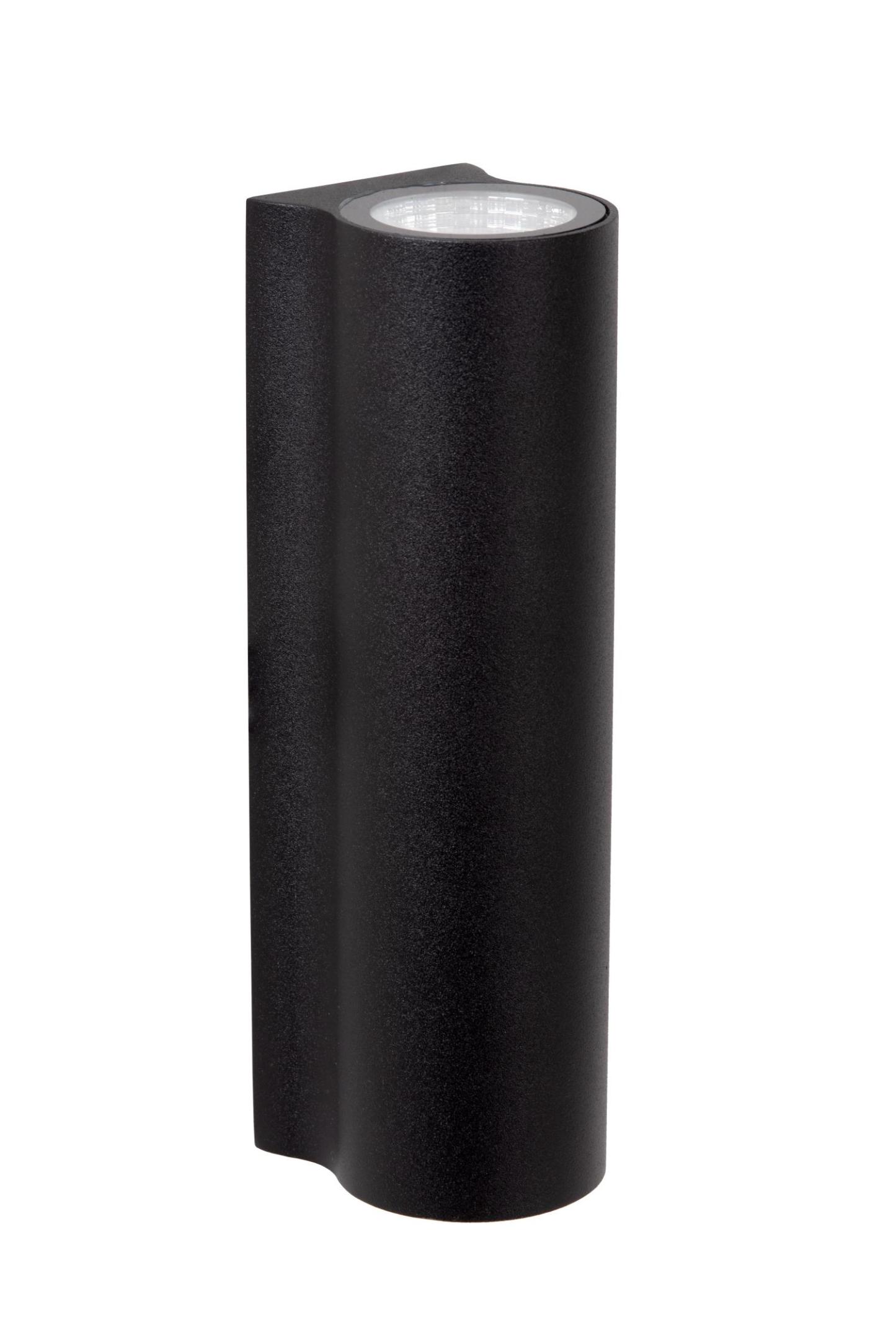 Akra Outdoor Lights - Matt Black/Clear Glass