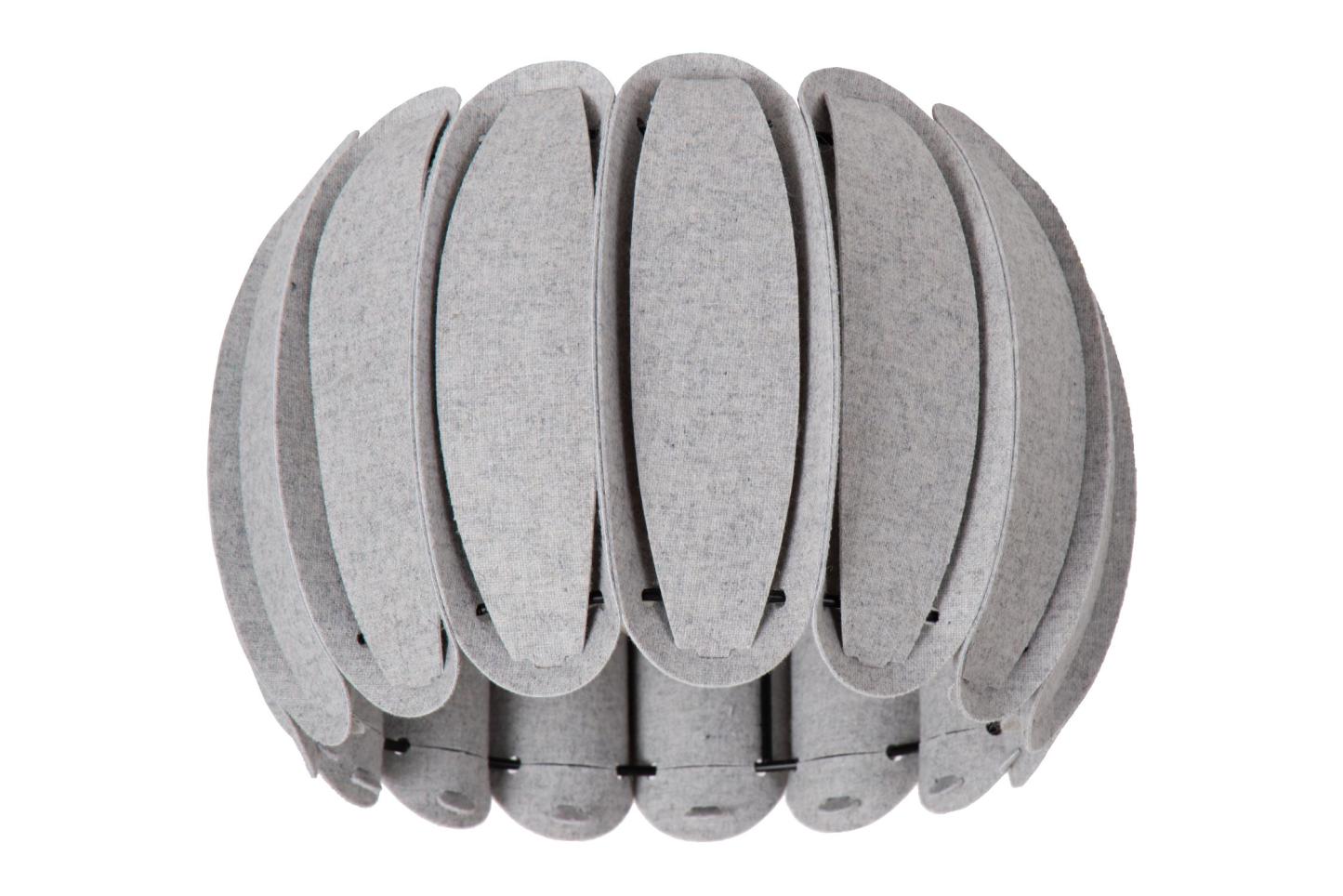 Spencer Ceiling Lights - Matt Black/Black Fabric