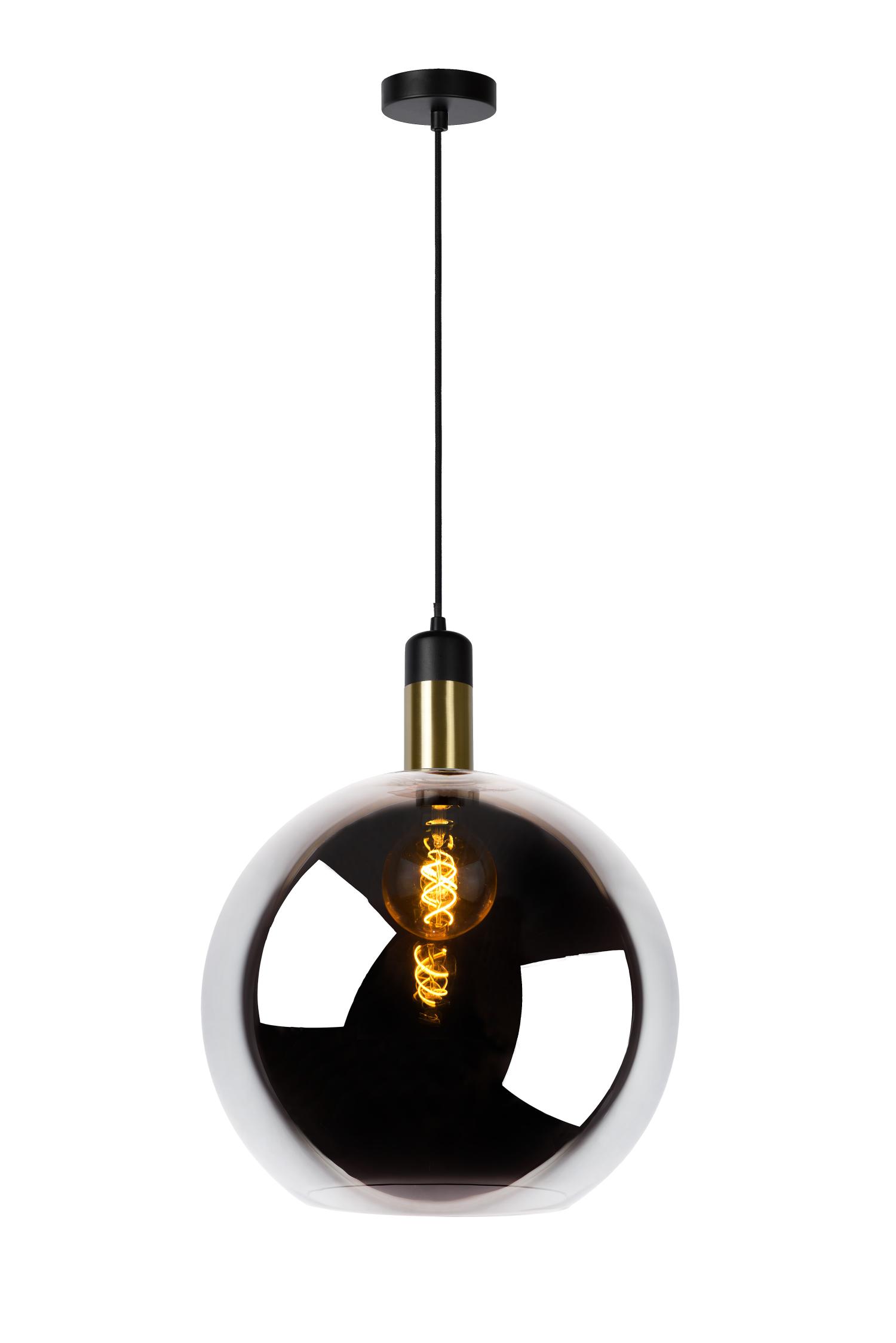 Julius Ceiling Lights - Matt Black/Opal - 400mm Diameter