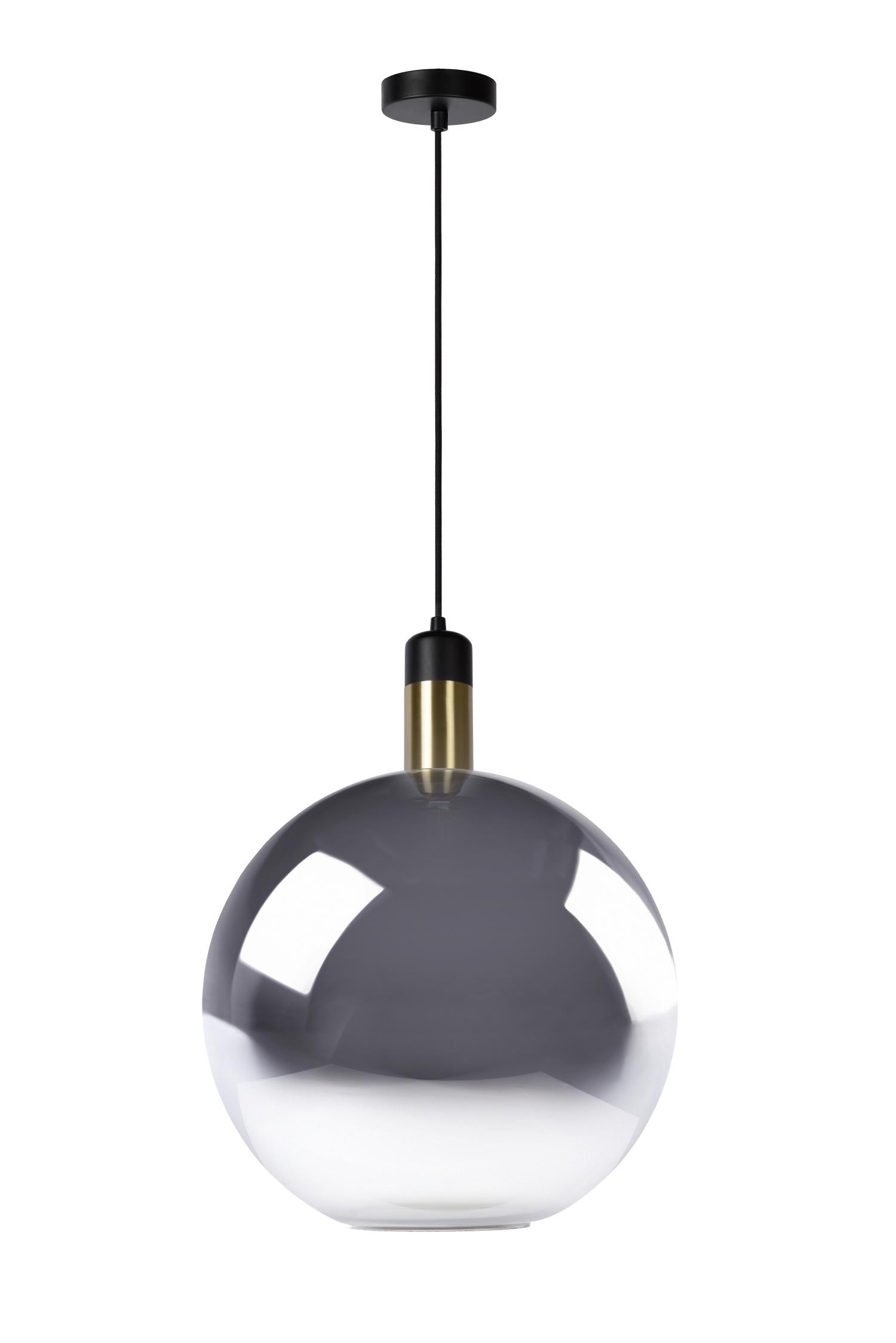 Julius Ceiling Lights - Matt Black/Opal - 400mm Diameter