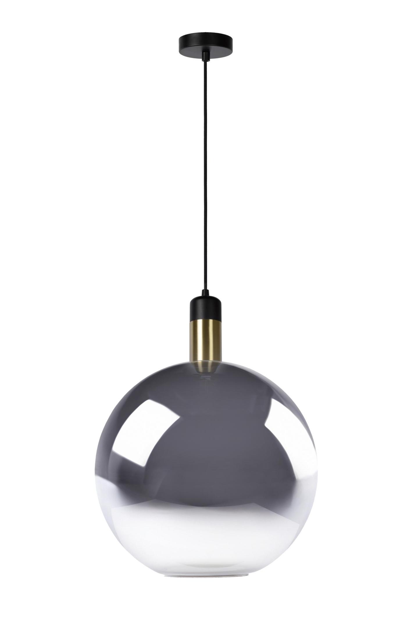 Julius Ceiling Lights - Matt Black/Opal - 400mm Diameter