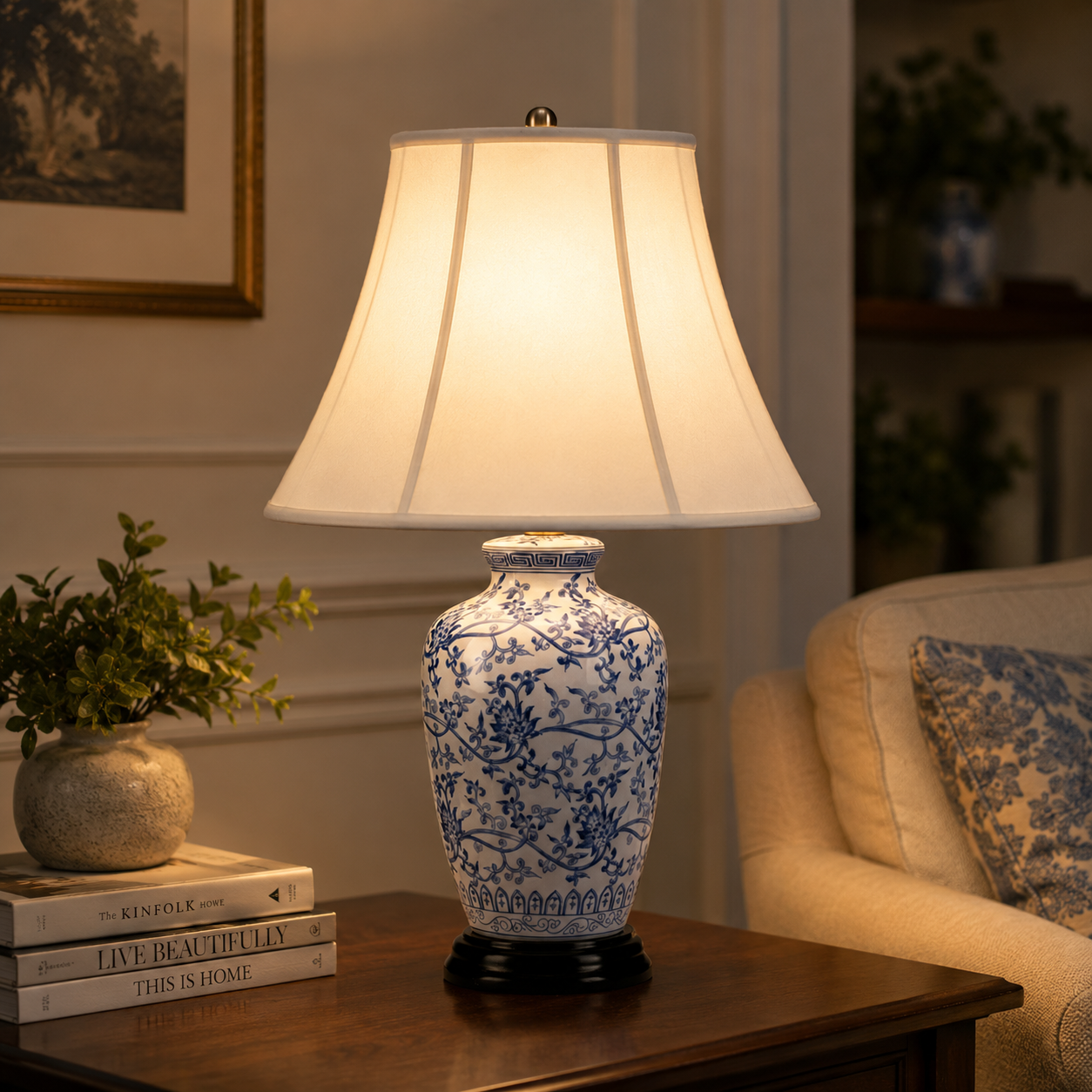 Blue Ginger Jar Table Lamp
