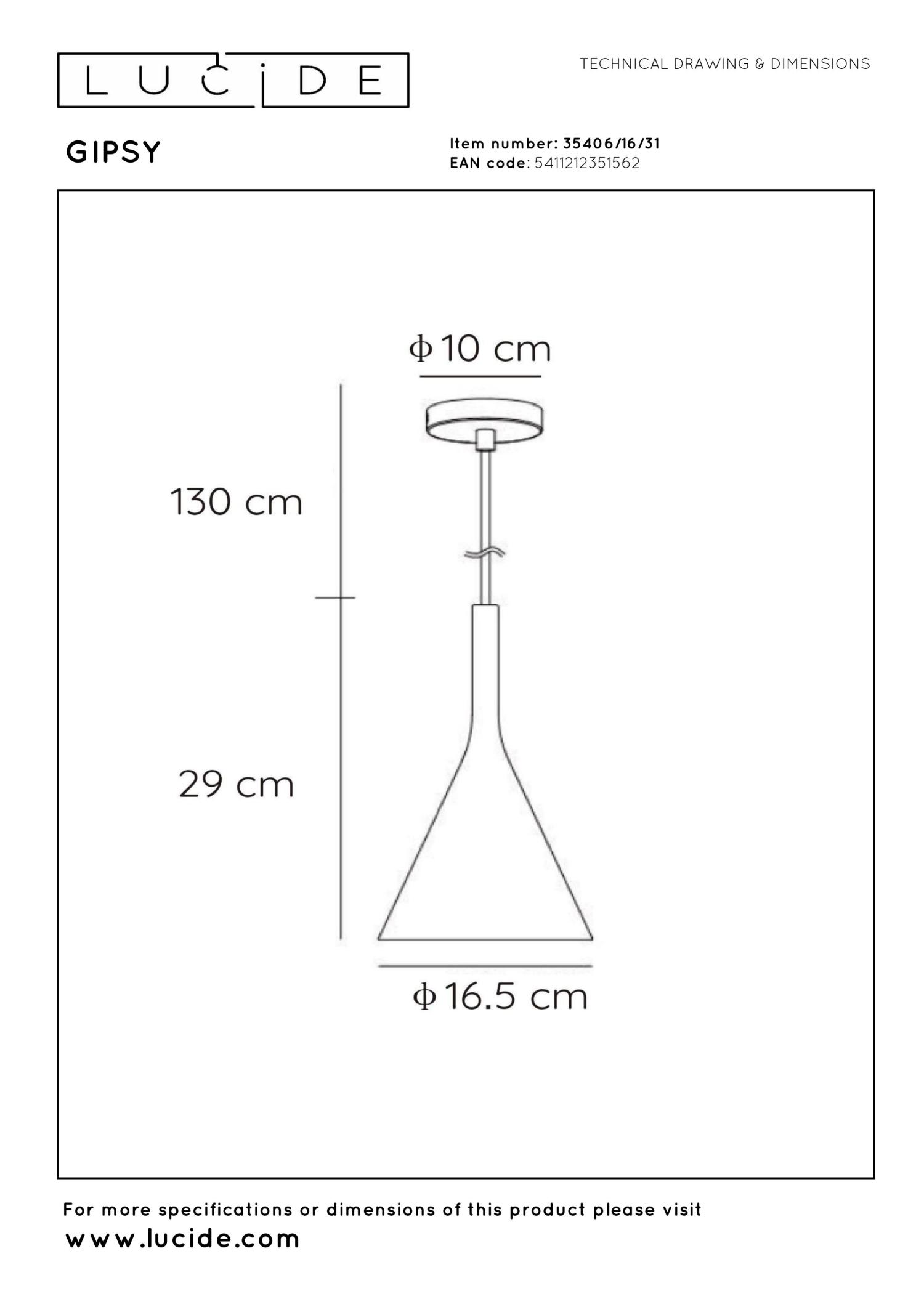 Gipsy Ceiling Lights - Matt White