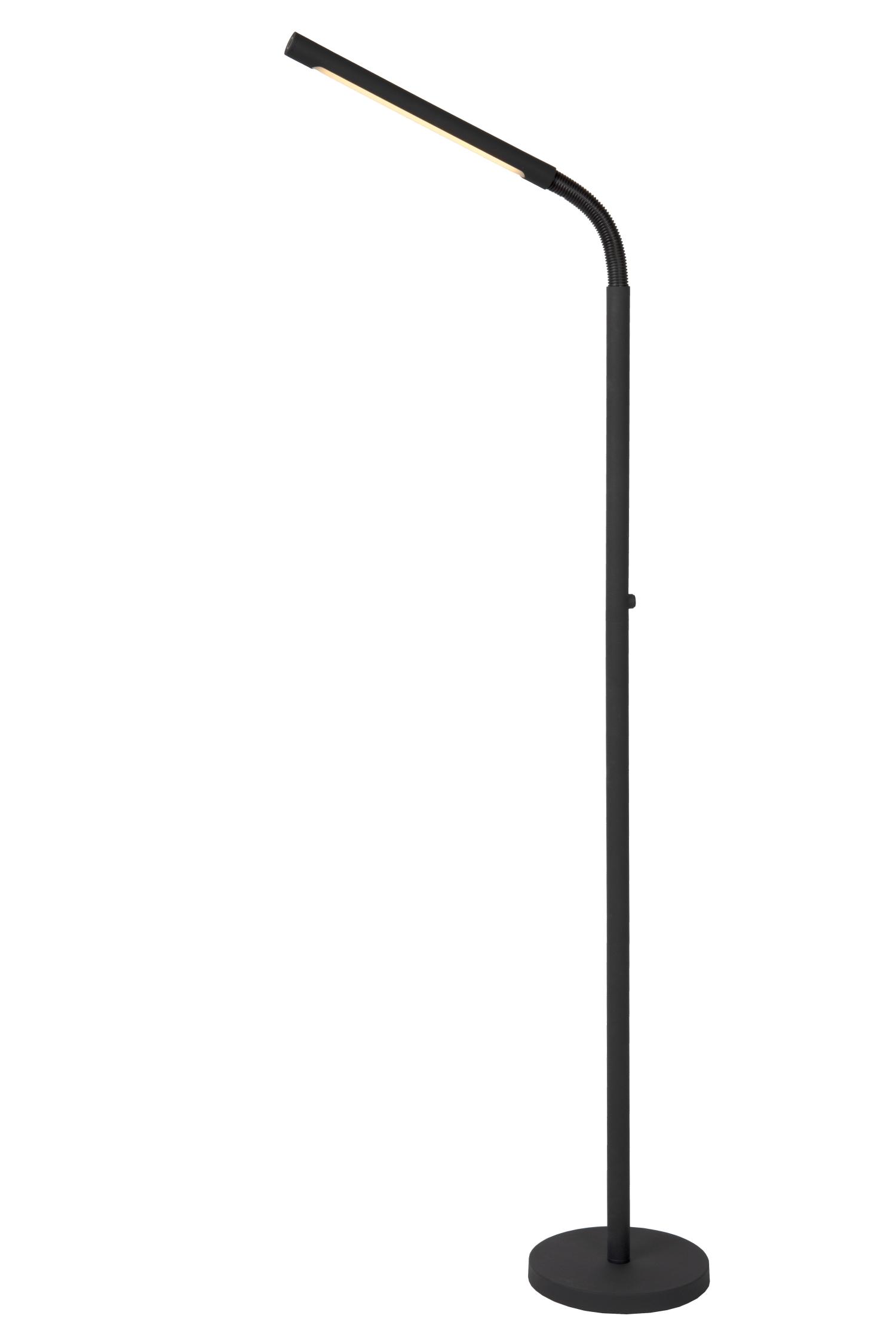 Gilly Floor Lamp - Matt Black/Opal