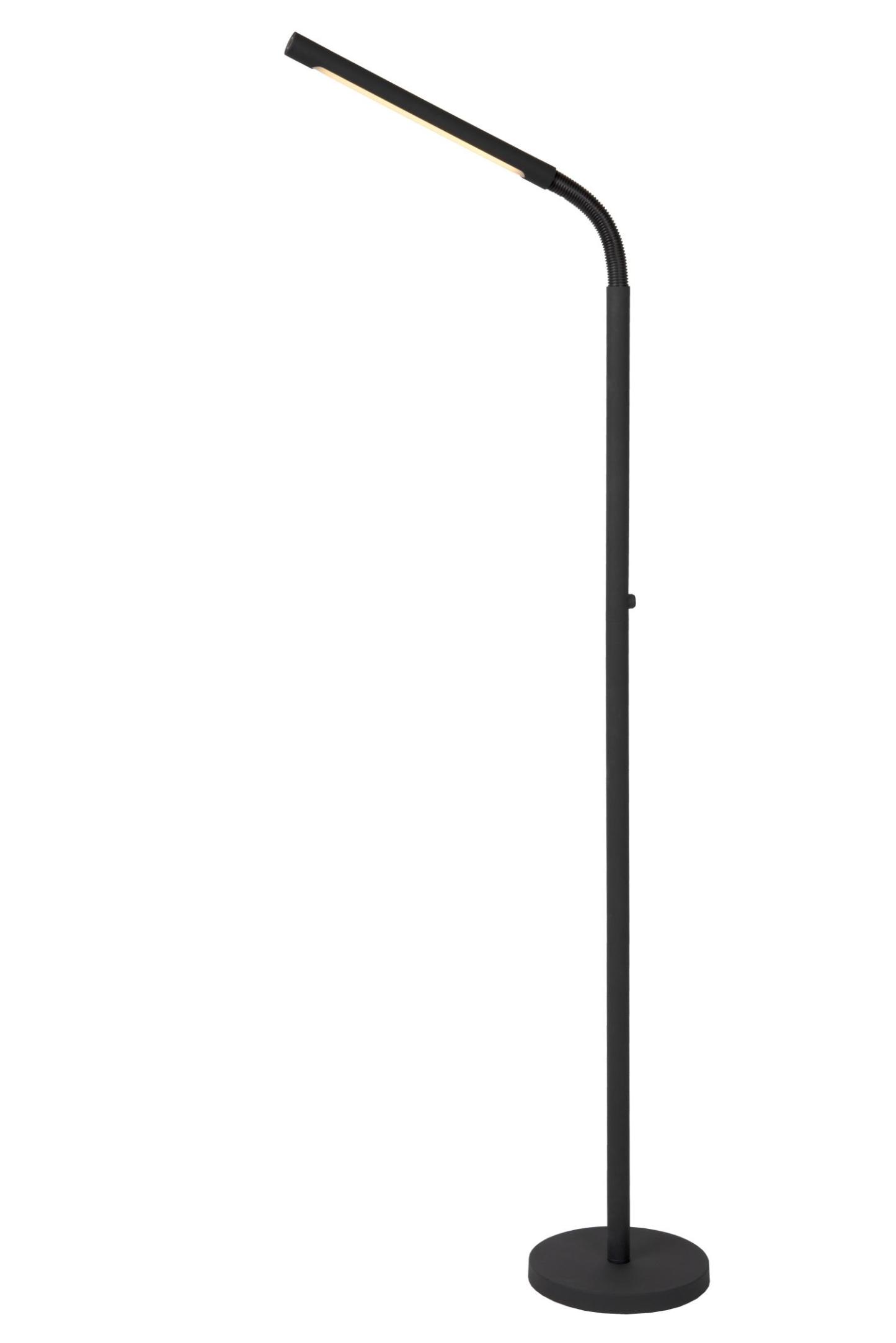 Gilly Floor Lamp - Matt Black/Opal