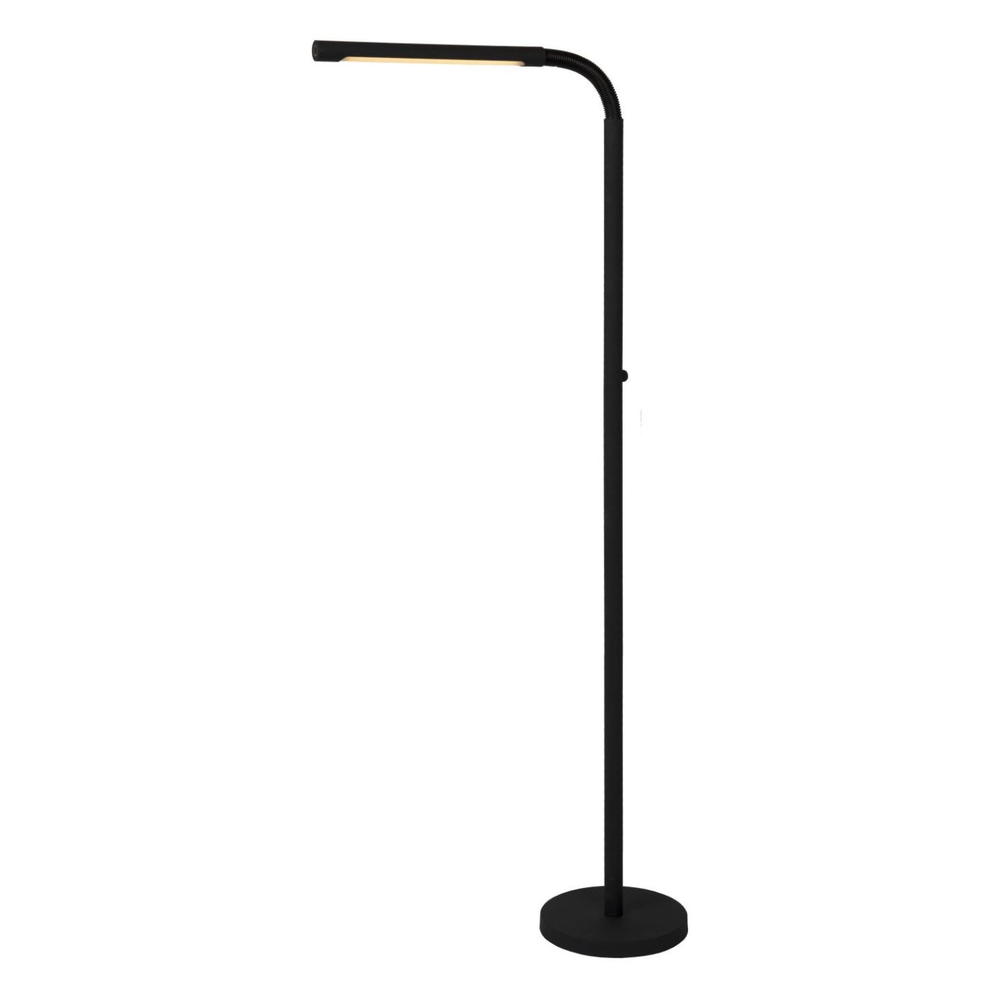 Gilly Floor Lamp - Matt Black/Opal