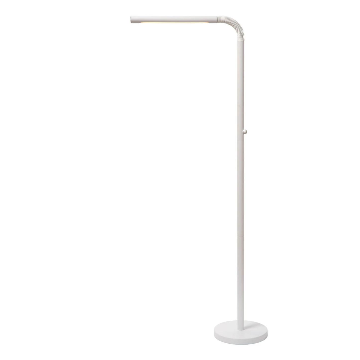 Gilly Floor Lamp - Matt Black/Opal