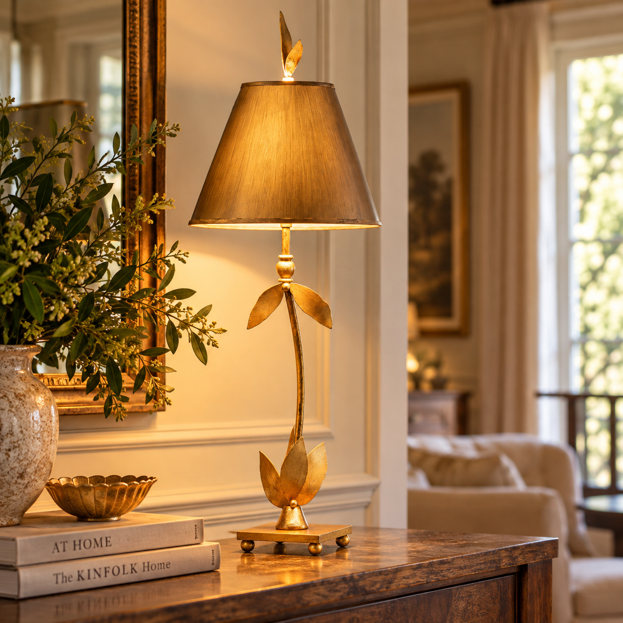 Red Bell Table Lamp