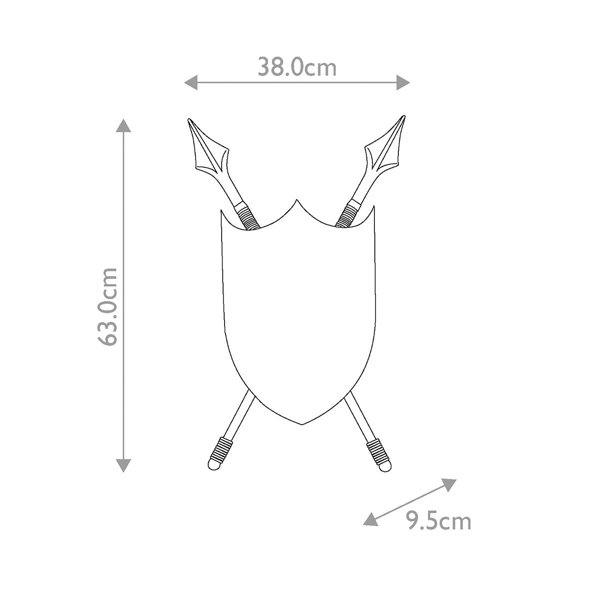 Crusader Wall Light