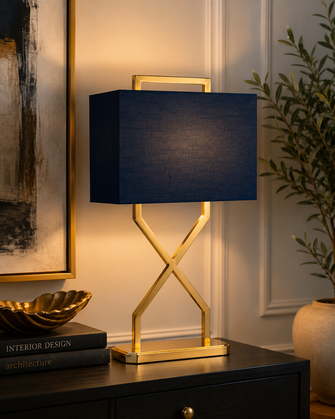 Cross Table Lamp