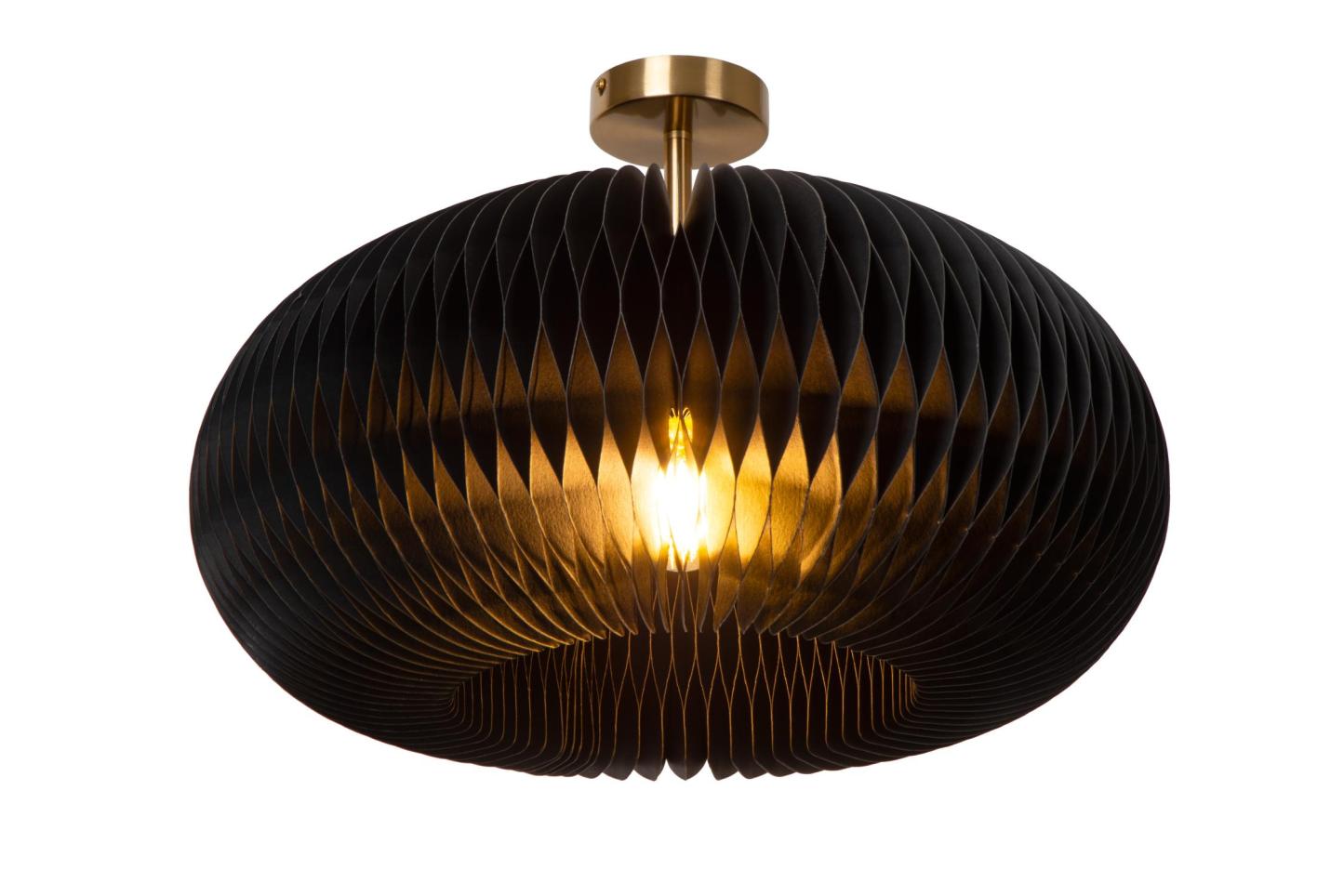 Armoni Ceiling Lights - Brushed Gold/Black Paper
