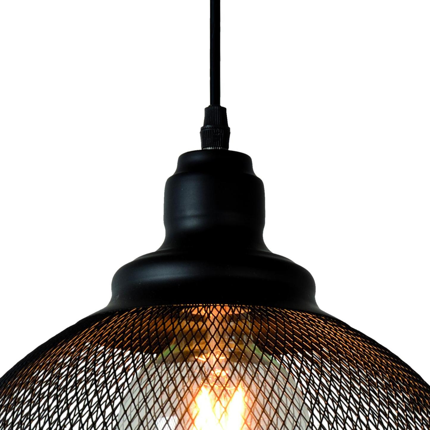 Mesh Ceiling Lights - Matt Black