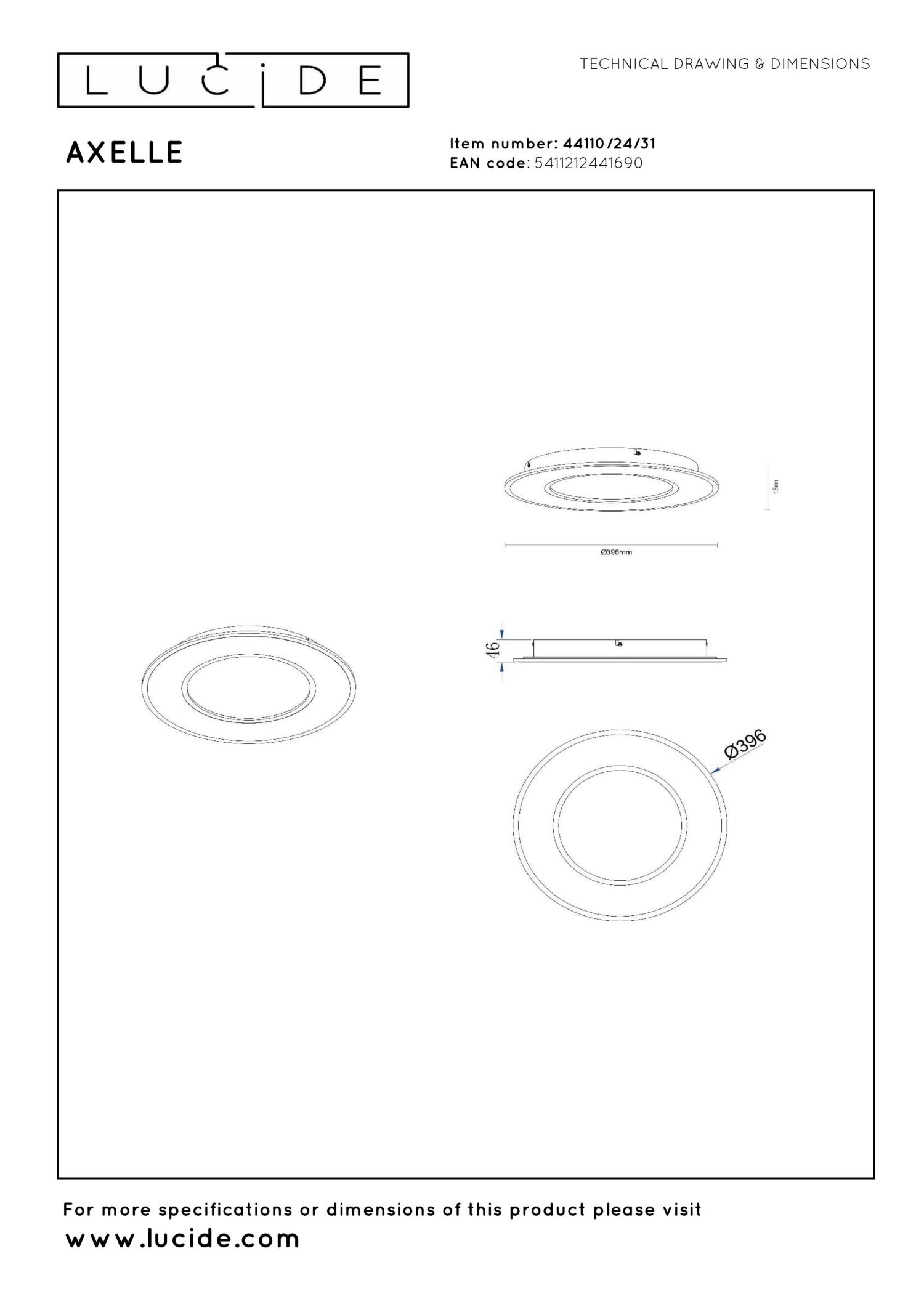 Axelle Ceiling Light - Circular