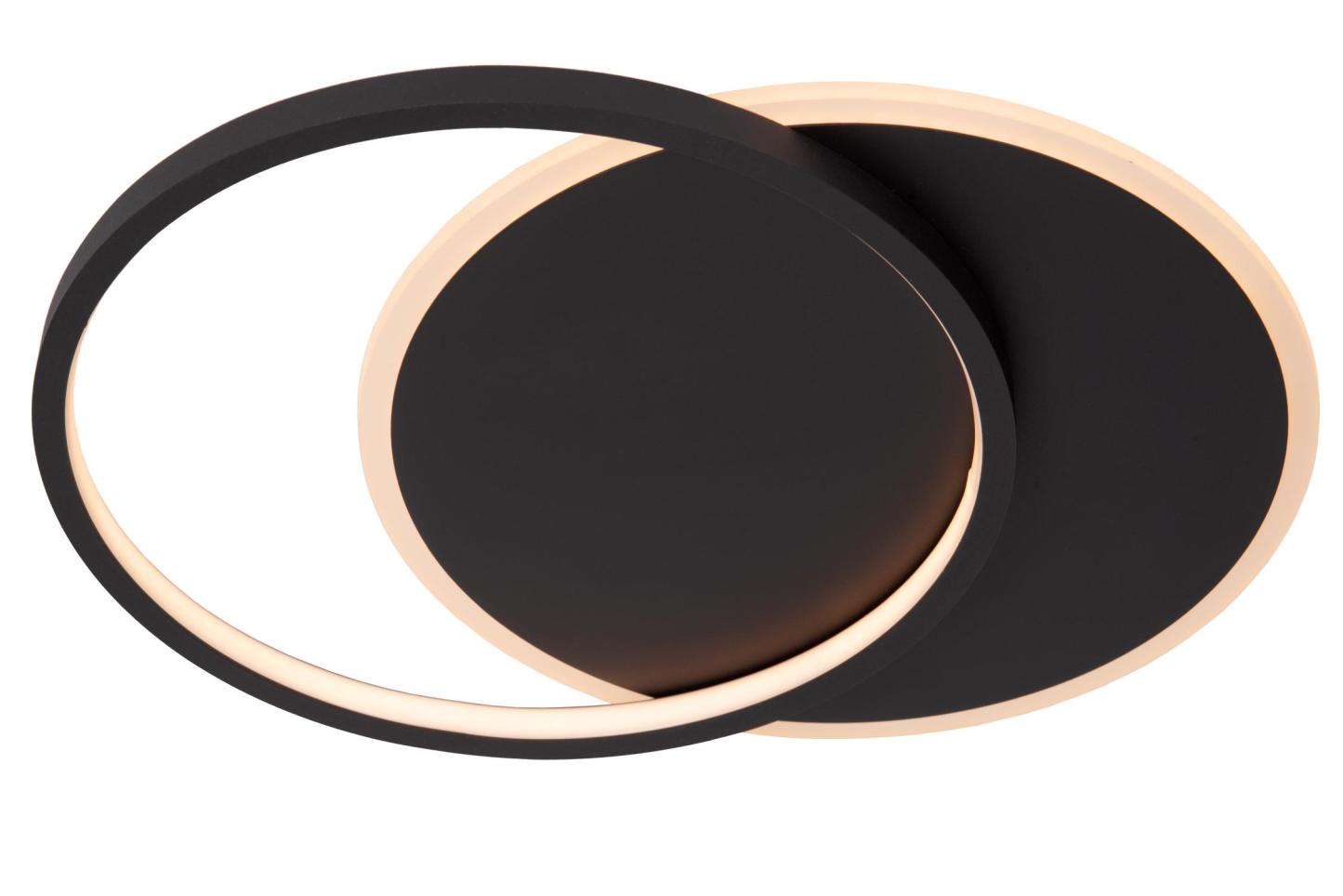 Axelle Ceiling Lights - Matt Black/Opal