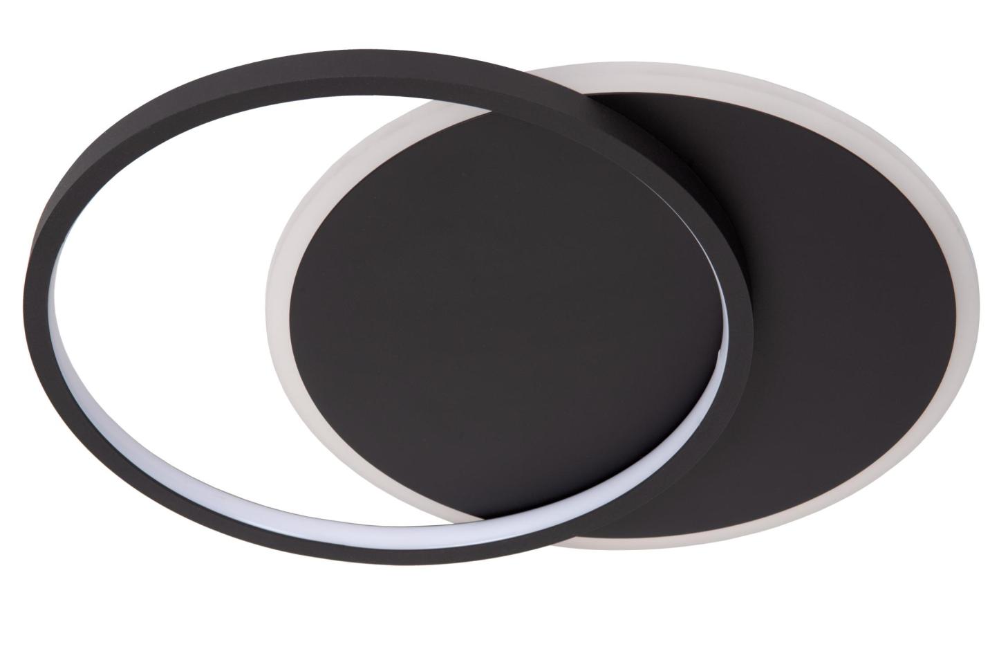 Axelle Ceiling Lights - Matt Black/Opal