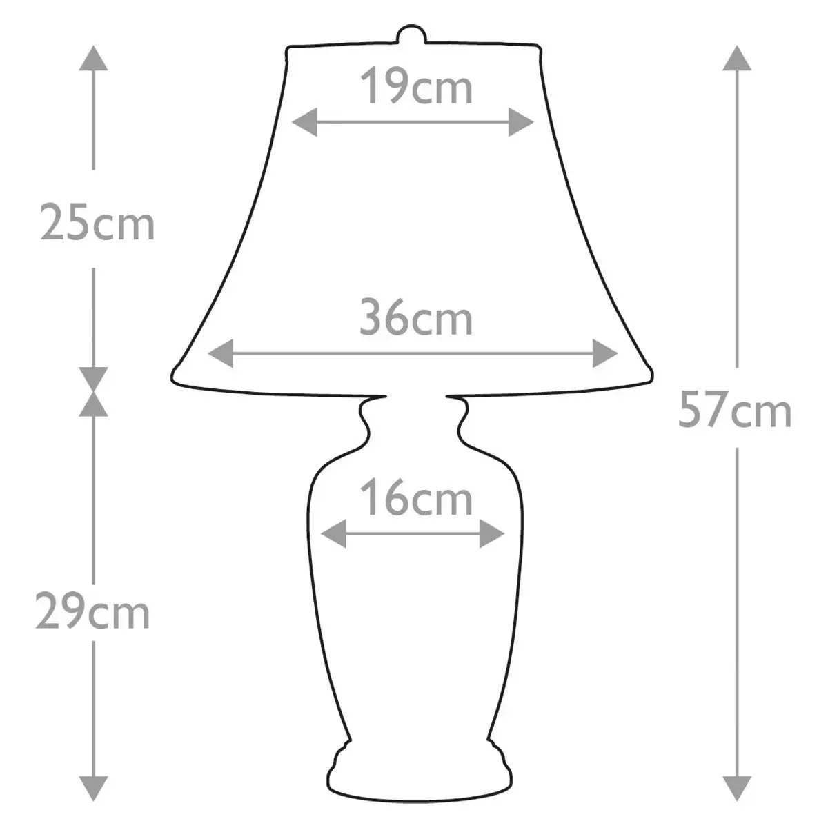 Blue Ginger Jar Table Lamp