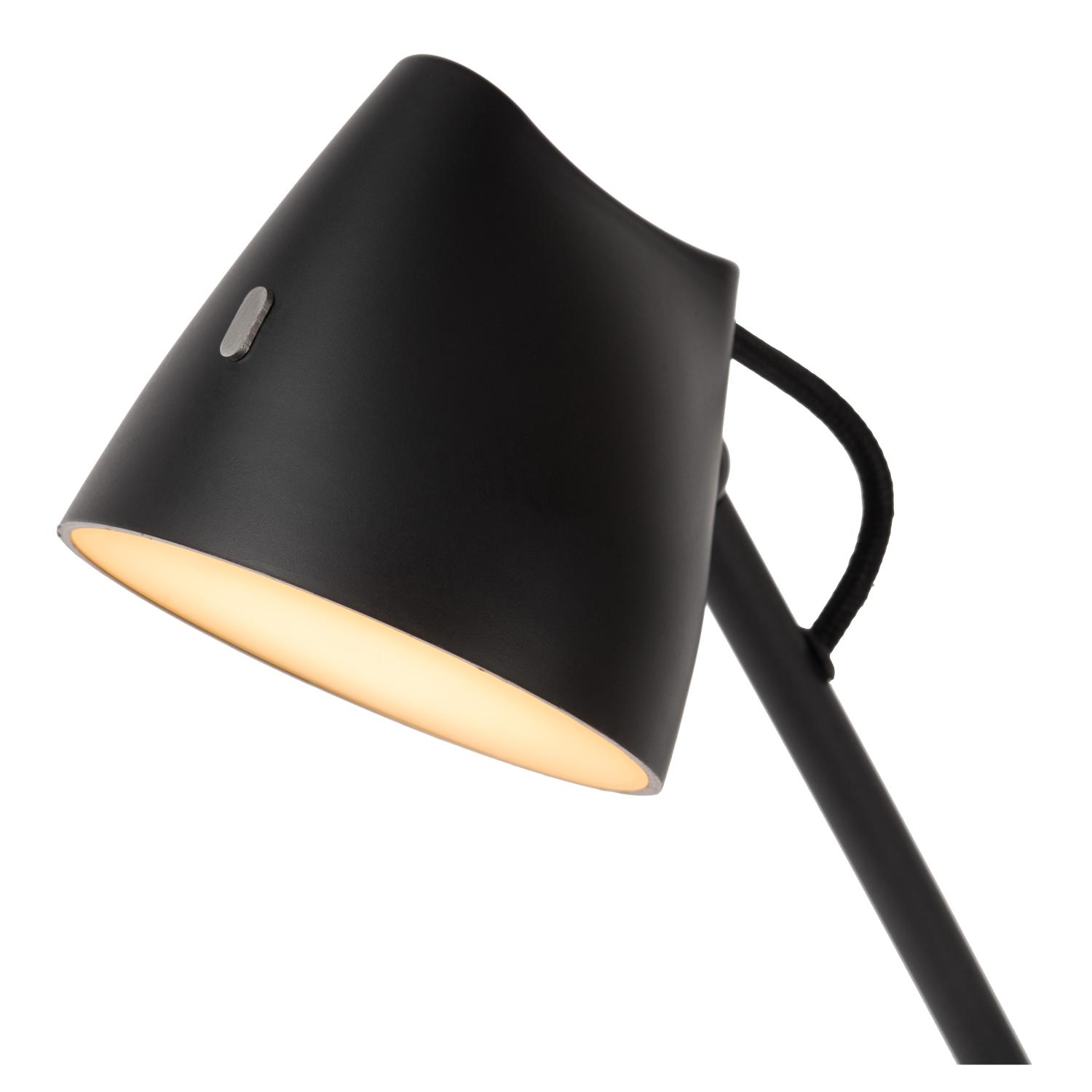 Milne Table Lamp - Matt Black/Opal