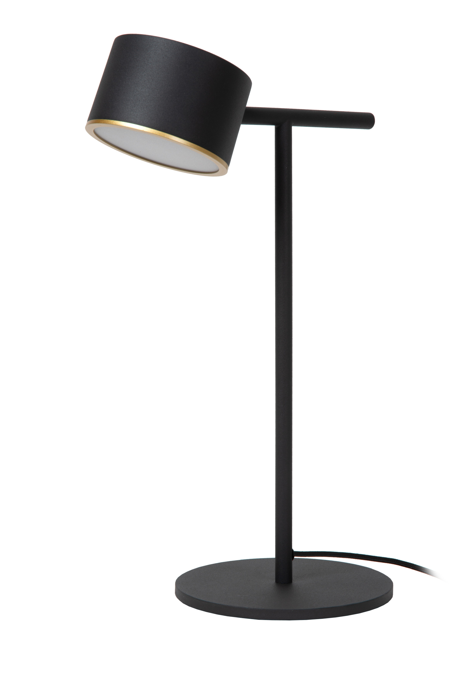 Gian Table Lamp - Matt Black/Opal