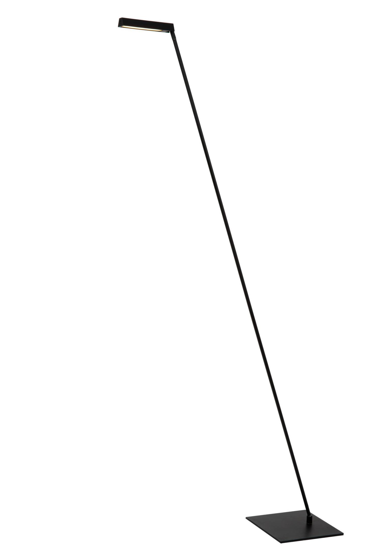 Lavale Floor Lamp - Matt Black/Opal