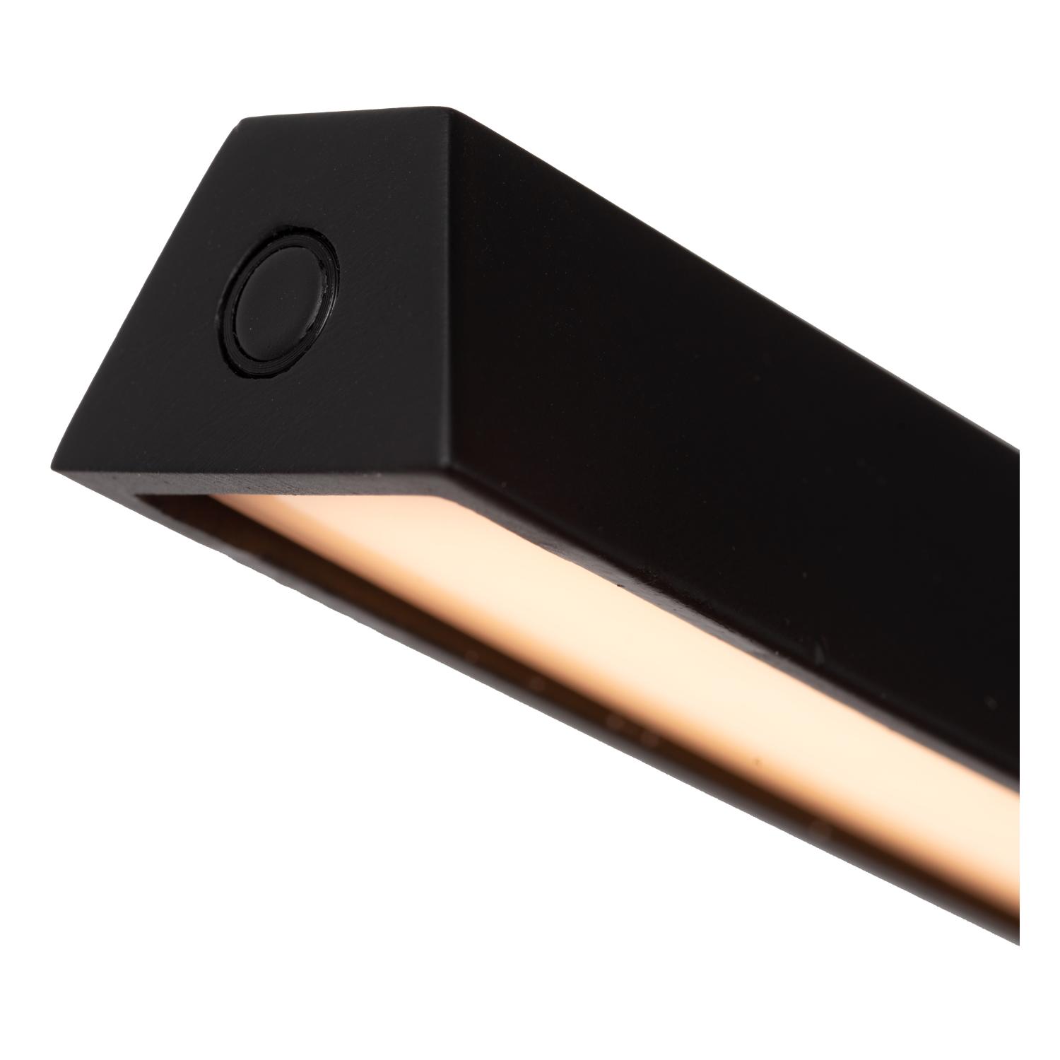 Lavale Table Lamp - Matt Black/Opal