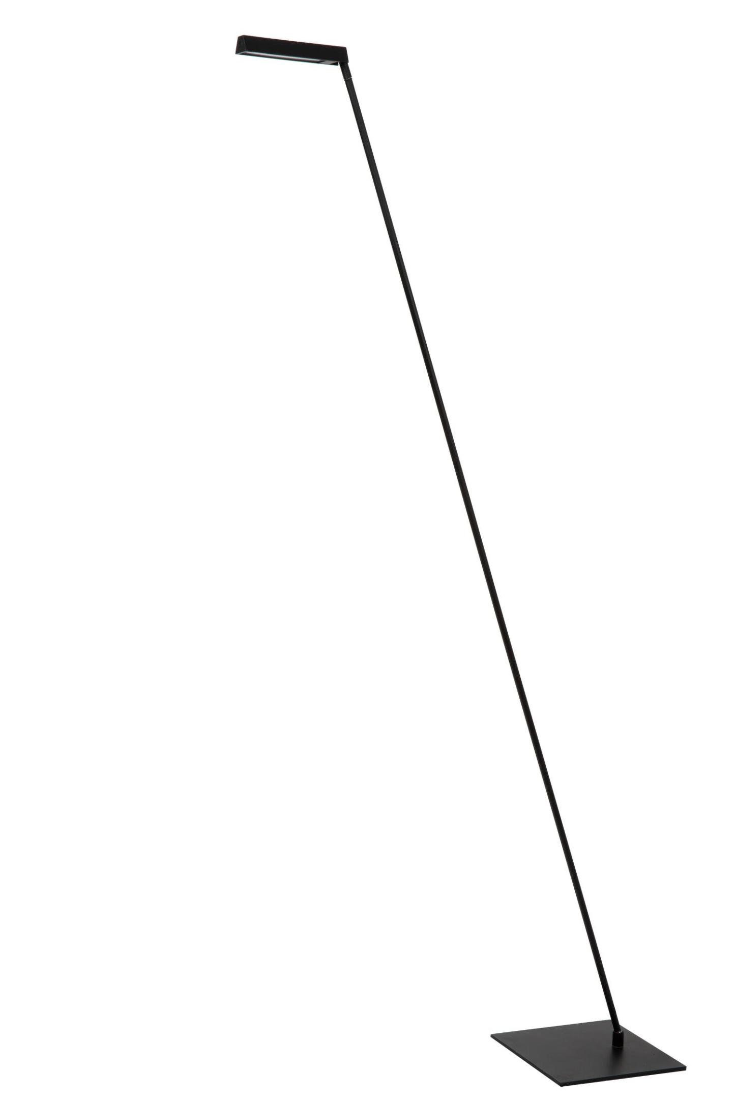 Lavale Floor Lamp - Matt Black/Opal