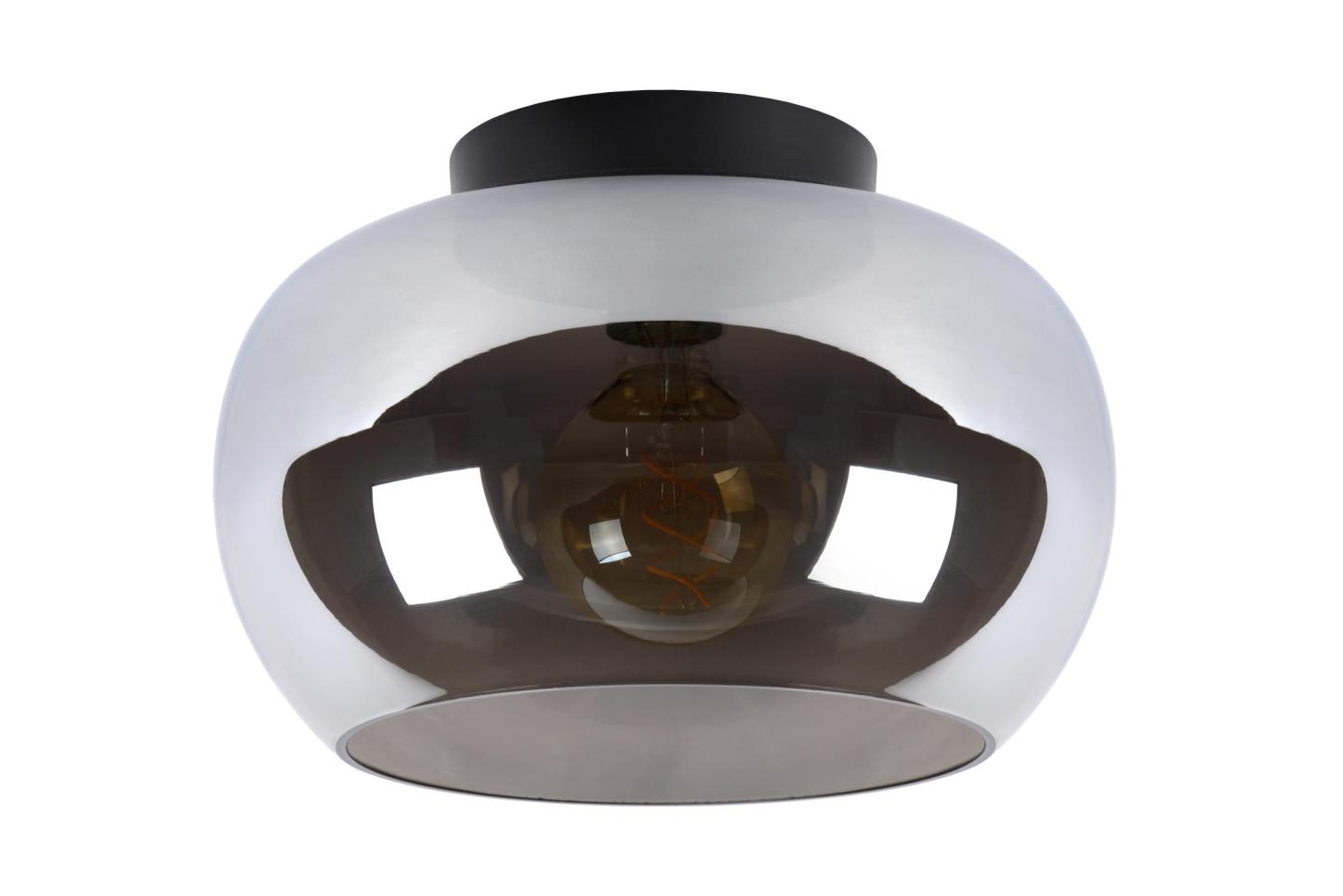 Judi Ceiling Lights - Matt Black/Smoked Grey