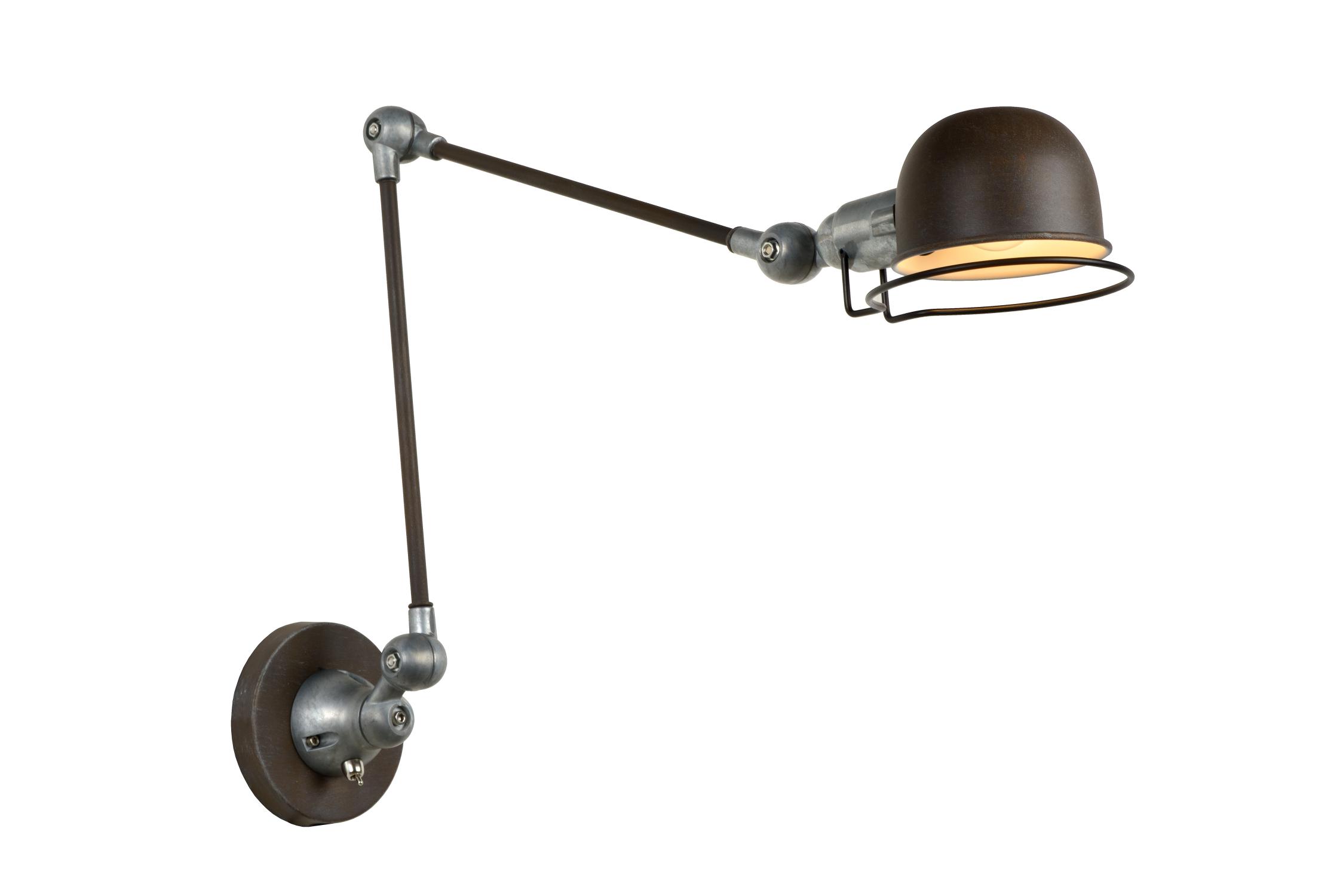 Honore Wall Lights - Rust Brown