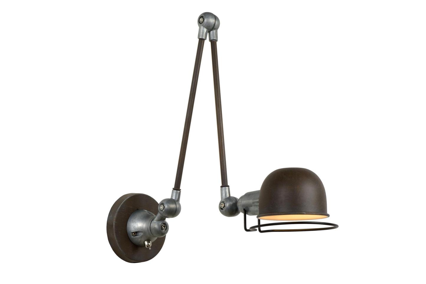 Honore Wall Lights - Rust Brown